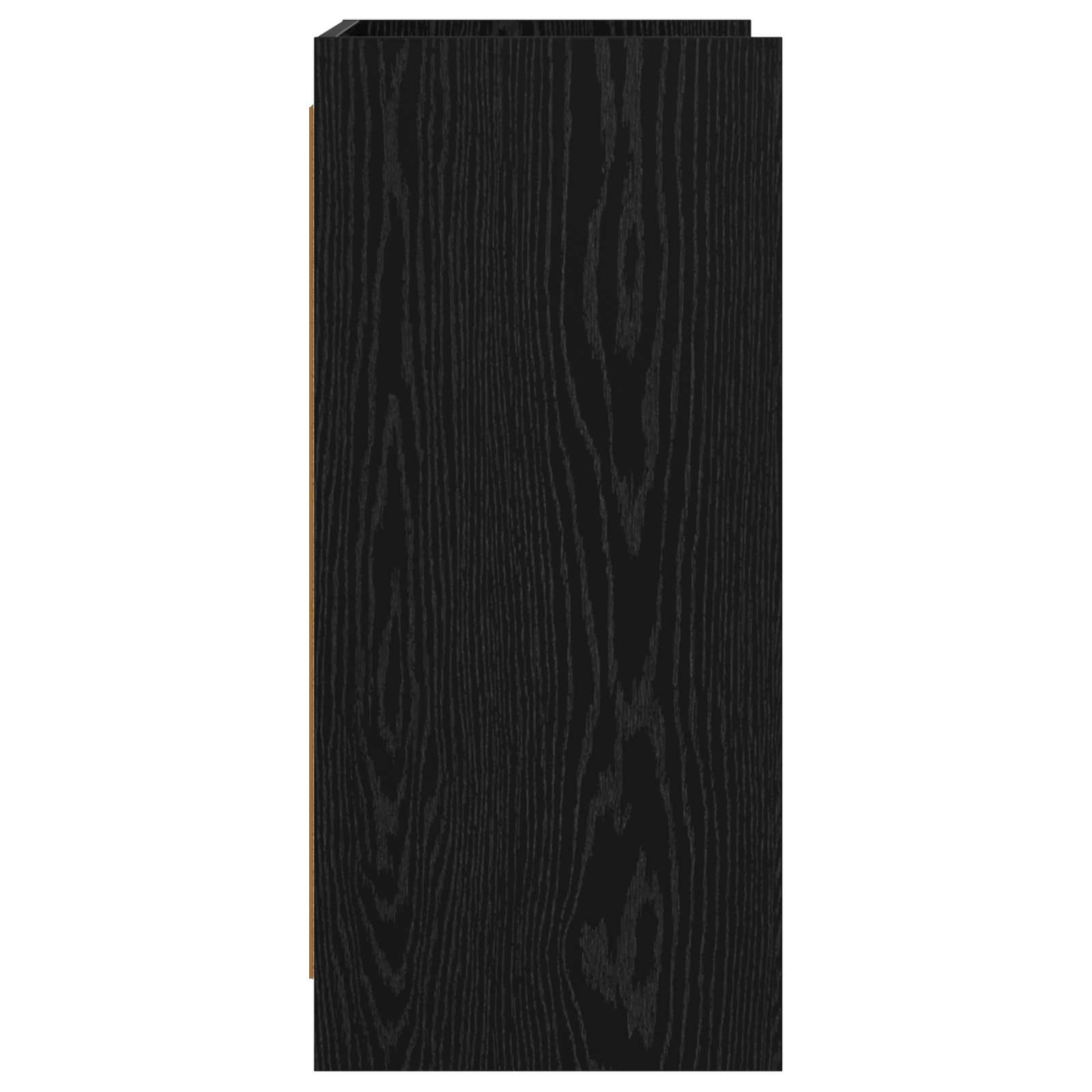 Buffet Chêne noir 75 x 36 x 80 cm Bois d'ingénierie
