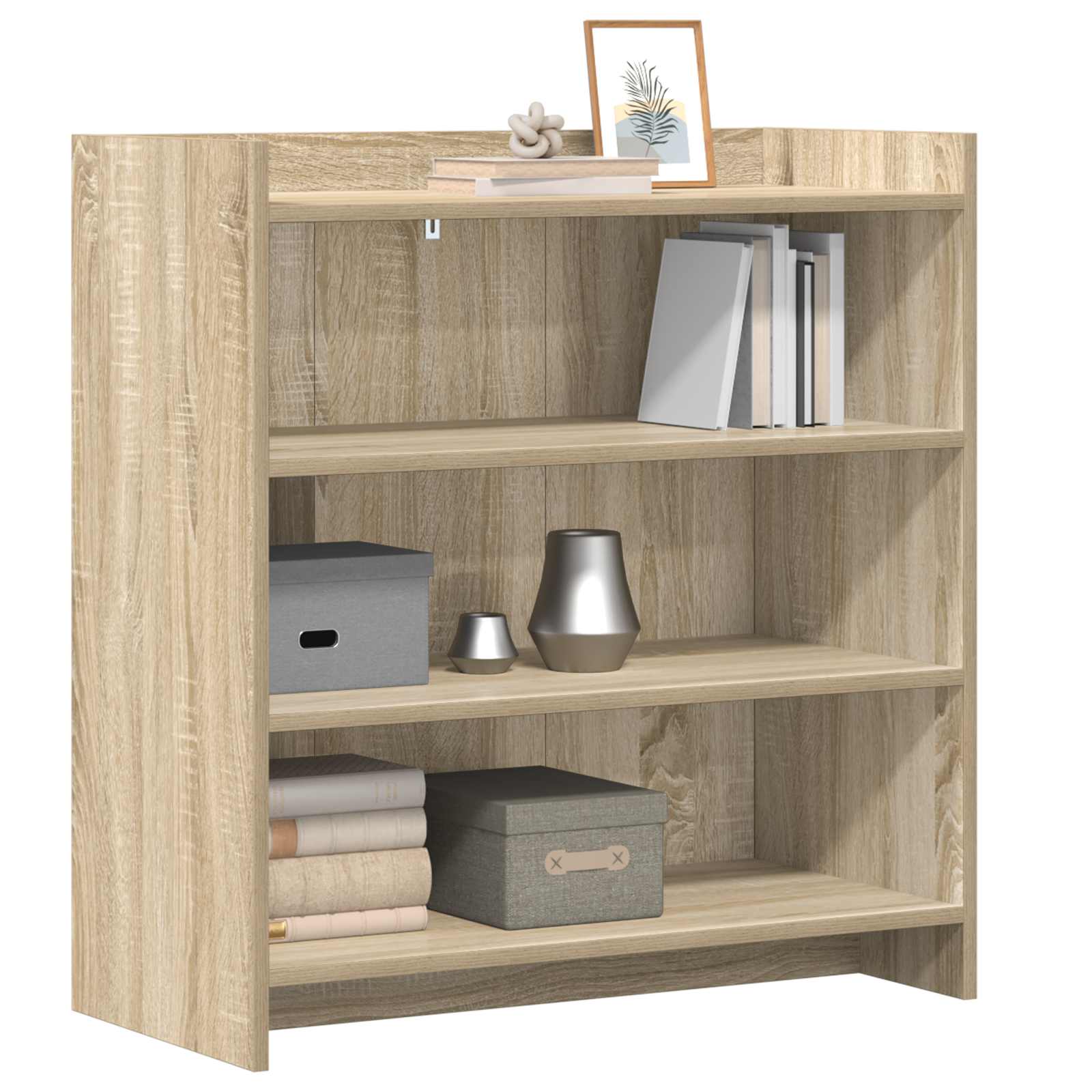 Buffet Chêne Sonoma 75 x 36 x 80 cm Bois d'ingénierie