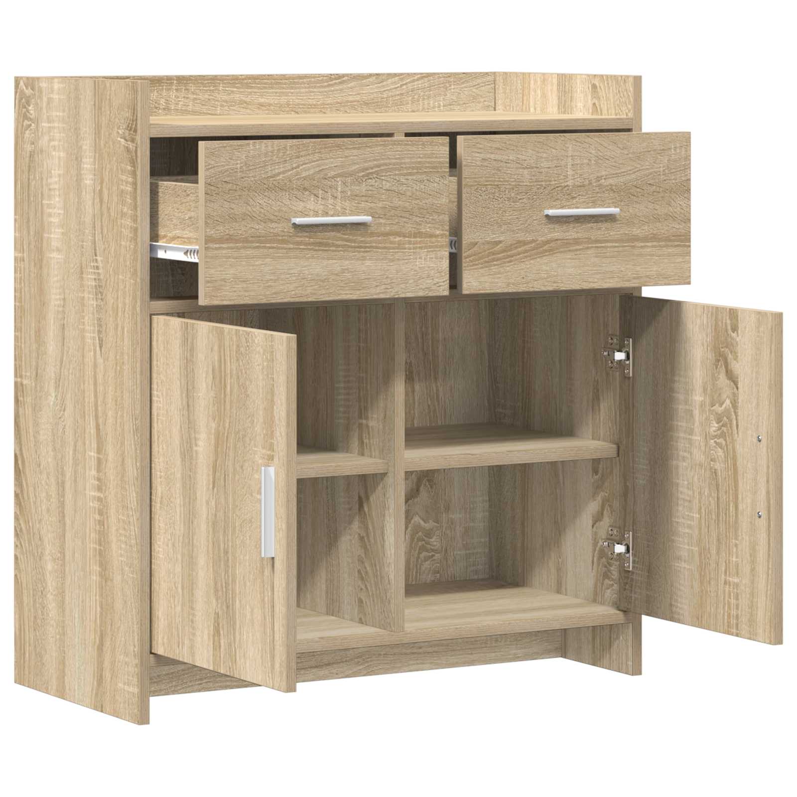 Buffet Chêne Sonoma 75 x 36 x 80 cm Bois d'ingénierie