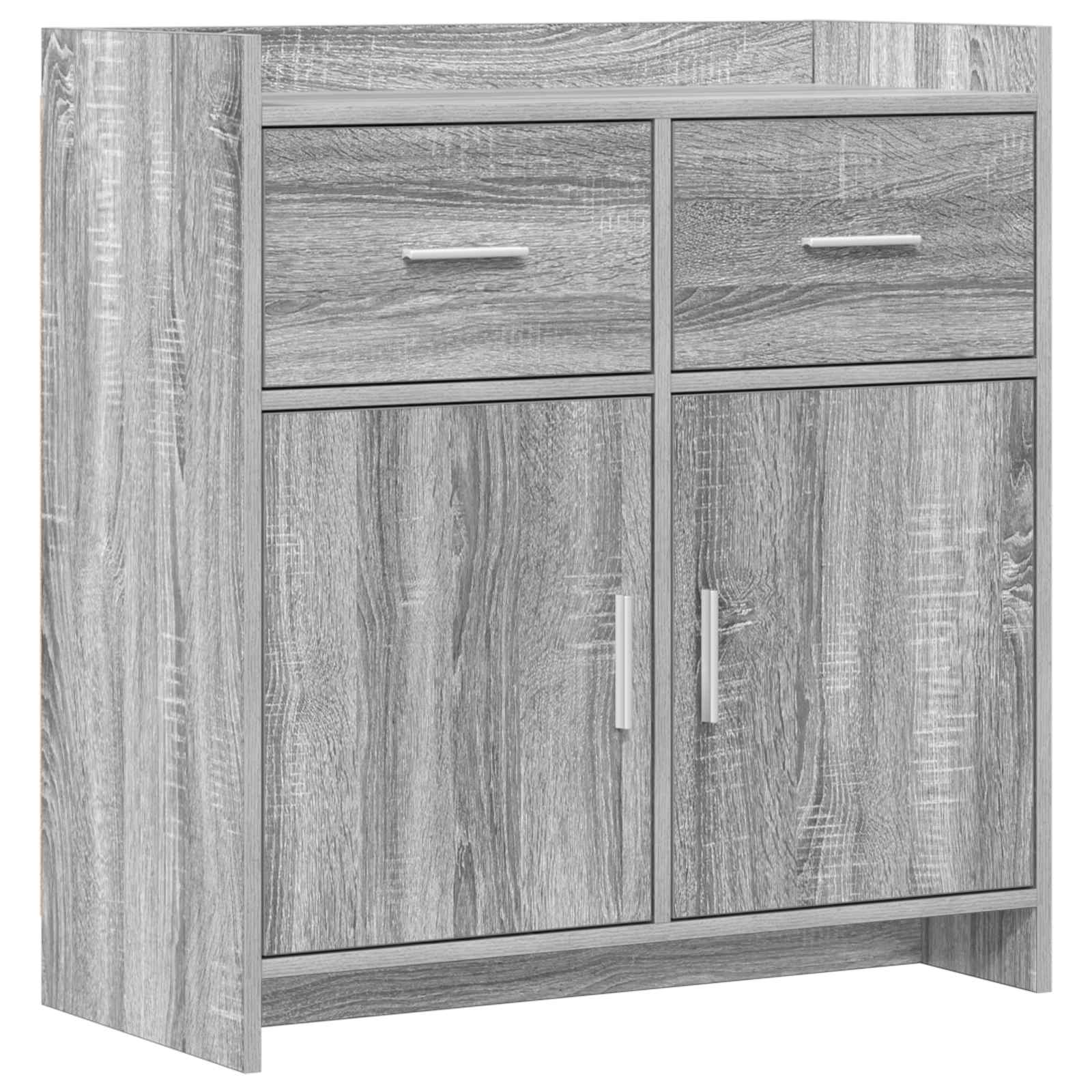Buffet Sonoma gris 75 x 36 x 80 cm Bois d'ingénierie