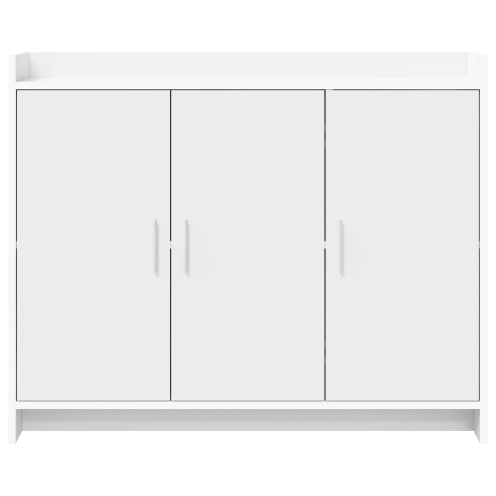 Buffet Blanc 98,5 x 33 x 80 cm Bois d'ingénierie