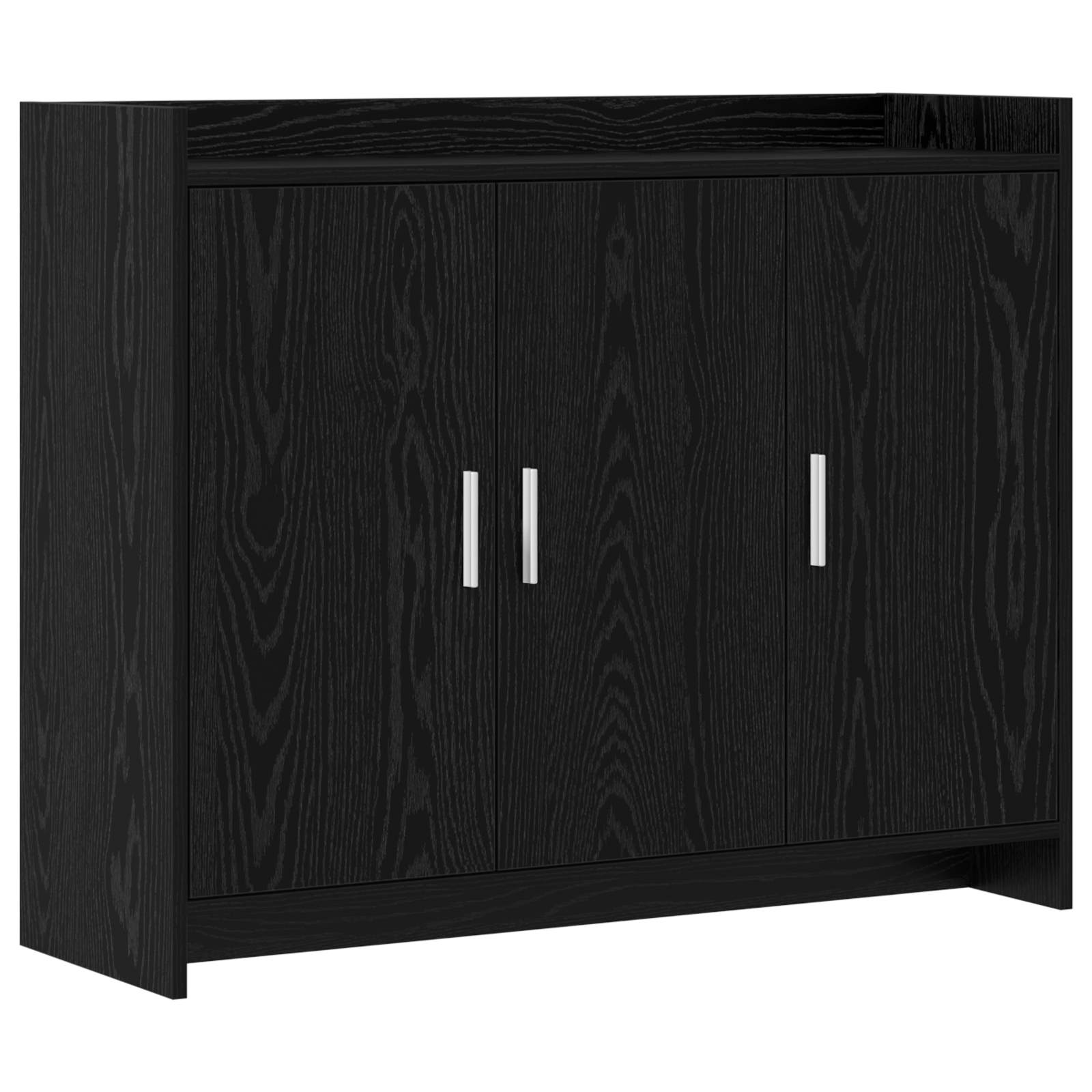 Buffet Chêne noir 98,5 x 33 x 80 cm Bois d'ingénierie