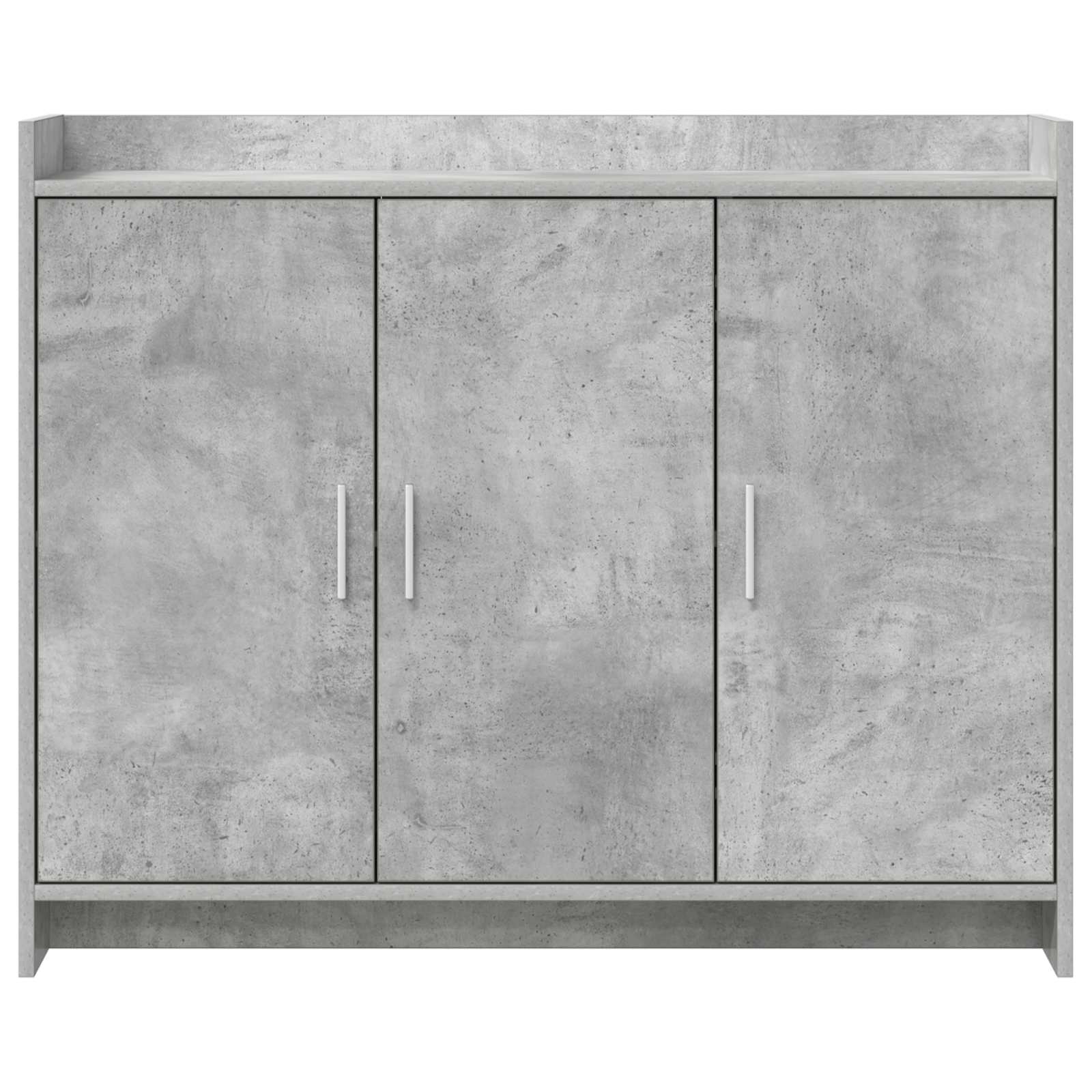 Buffet Gris béton 98,5 x 33 x 80 cm Bois d'ingénierie
