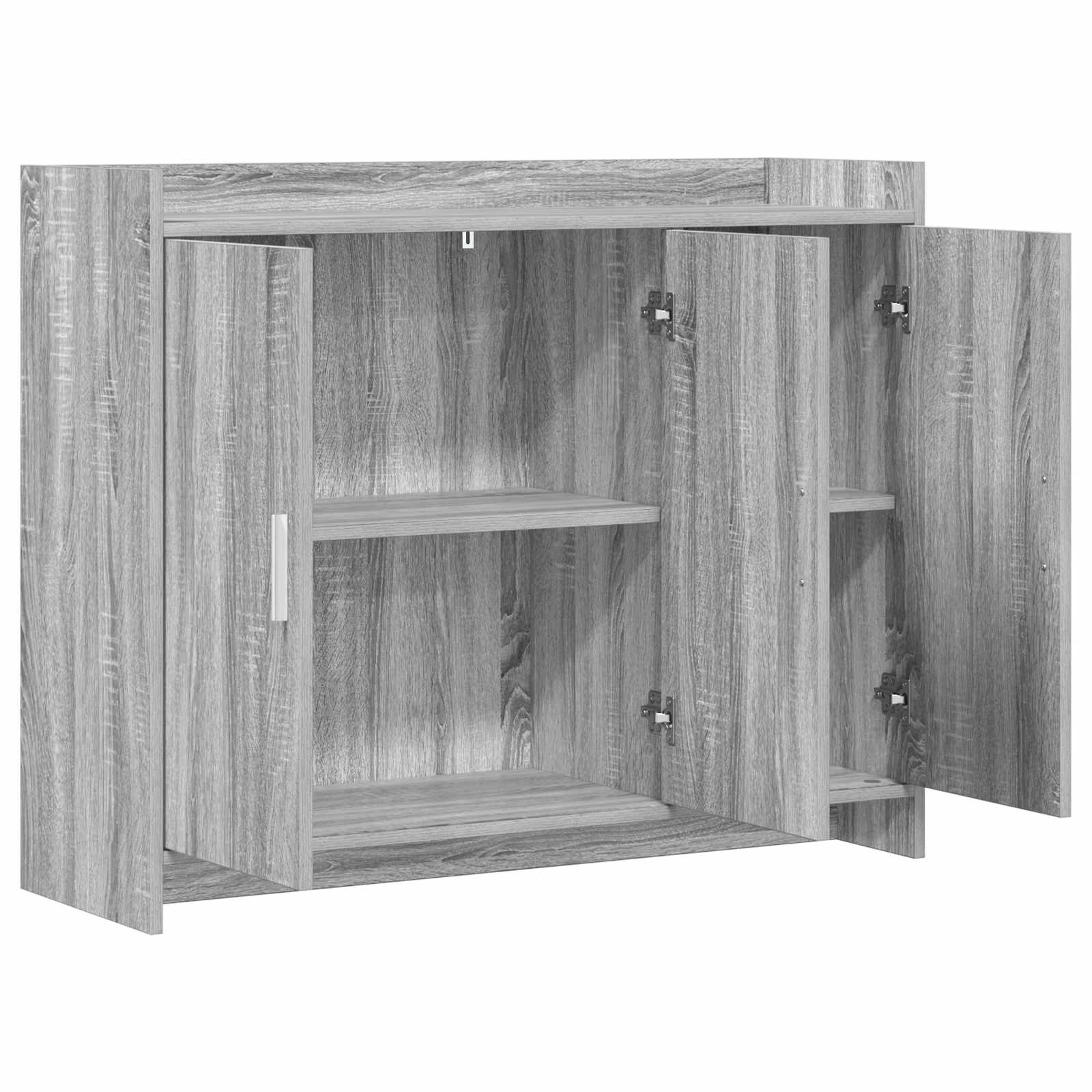 Buffet Sonoma gris 98,5 x 33 x 80 cm Bois d'ingénierie