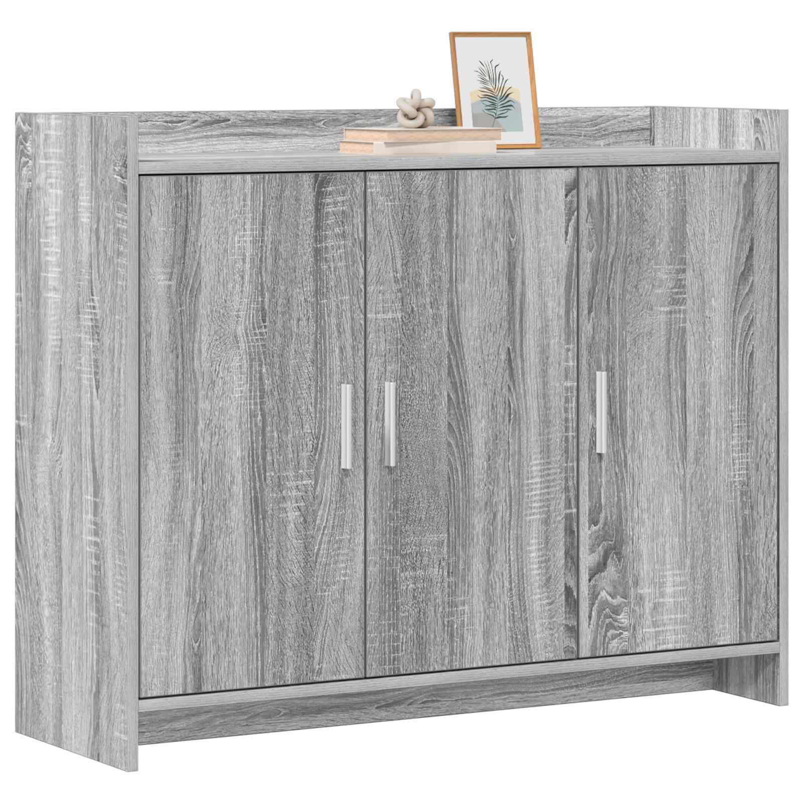 Buffet Sonoma gris 98,5 x 33 x 80 cm Bois d'ingénierie