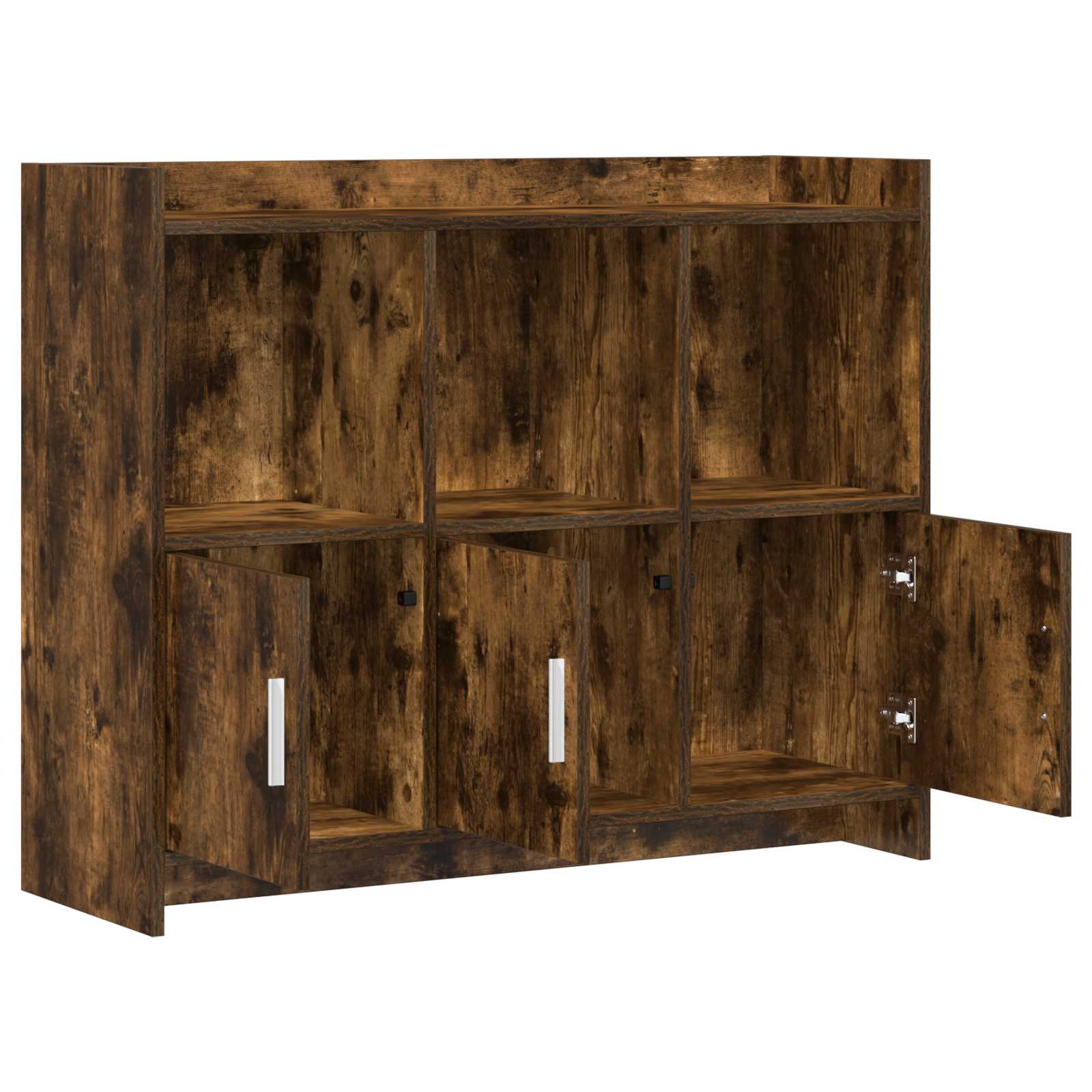 Buffet Chêne fumé 98,5 x 33 x 80 cm Bois d'ingénierie