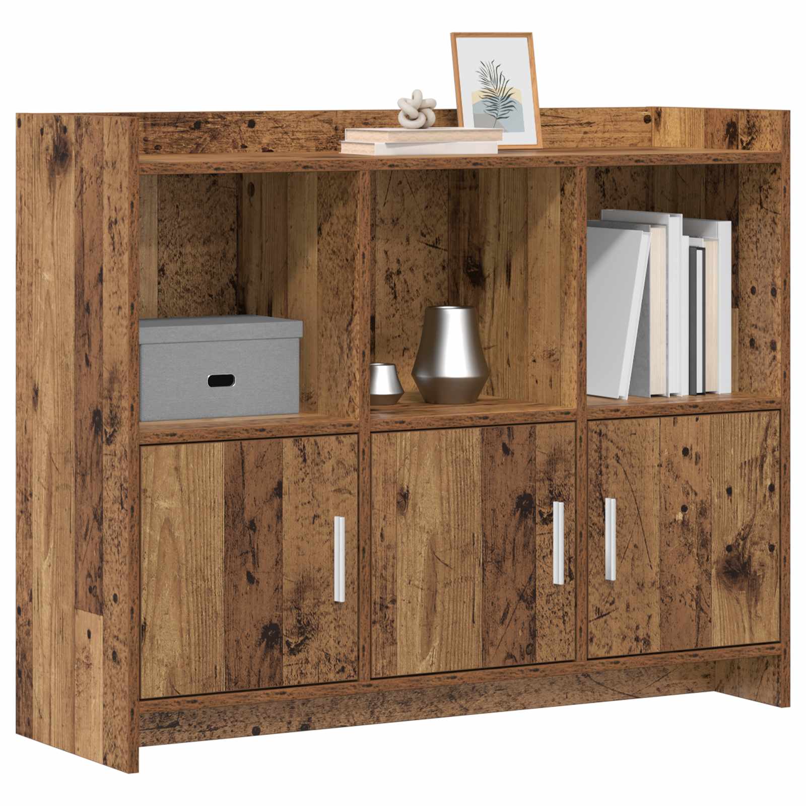 Buffet Bois ancien 98,5 x 33 x 80 cm Bois d'ingénierie