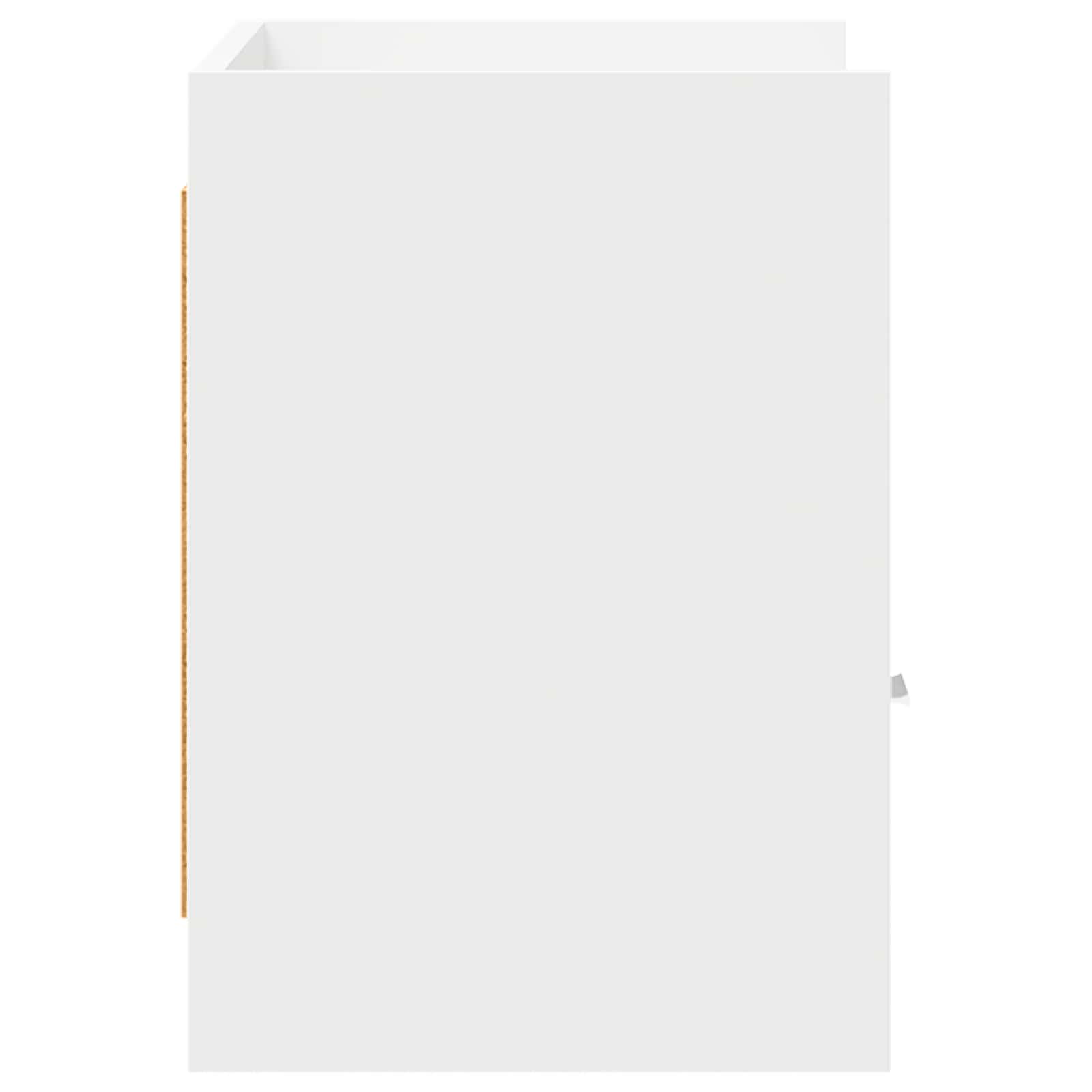 Meuble TV 71,5 x 33 x 47 cm Blanc Bois d'ingénierie