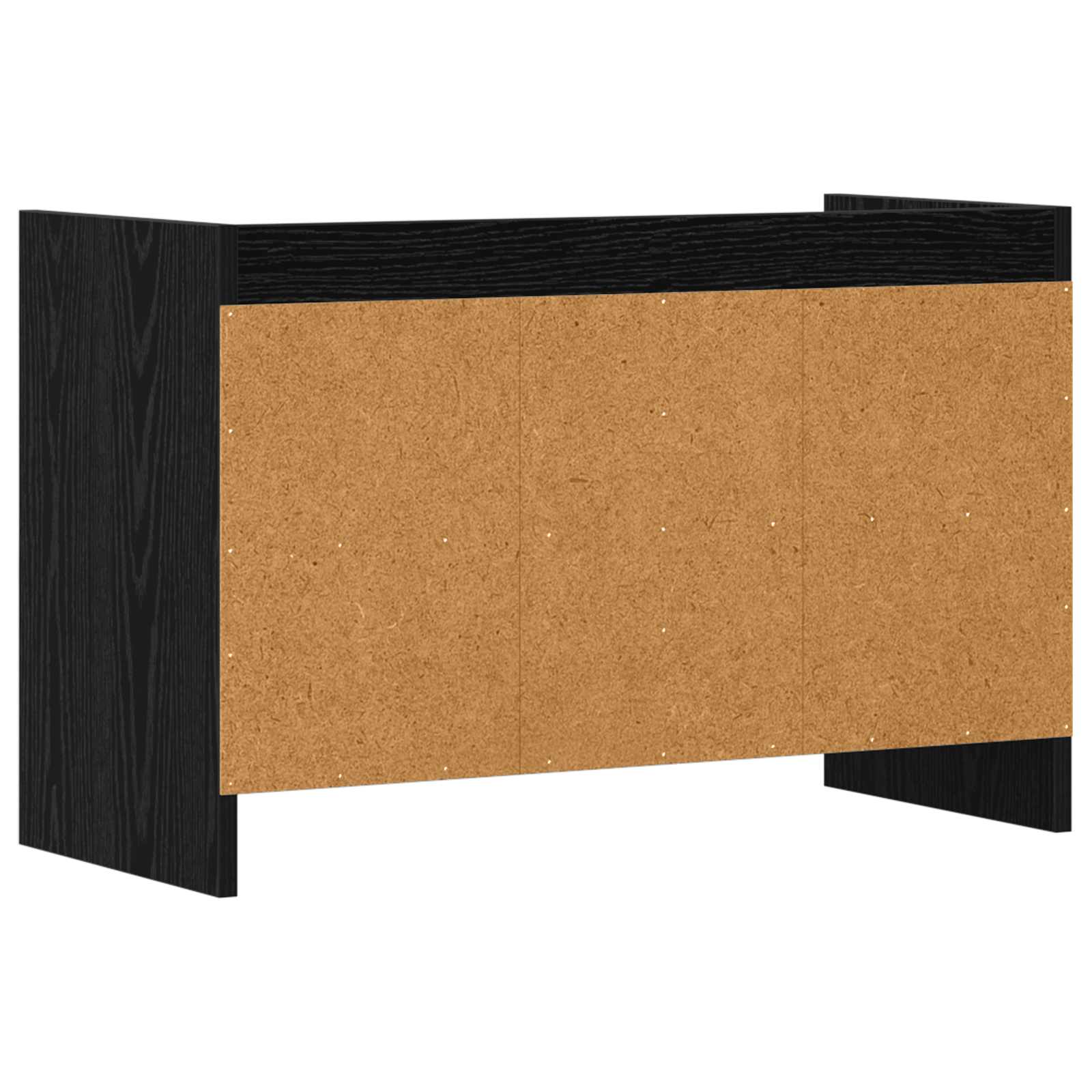 Meuble TV 71,5 x 33 x 47 cm Chêne noir Bois d'ingénierie