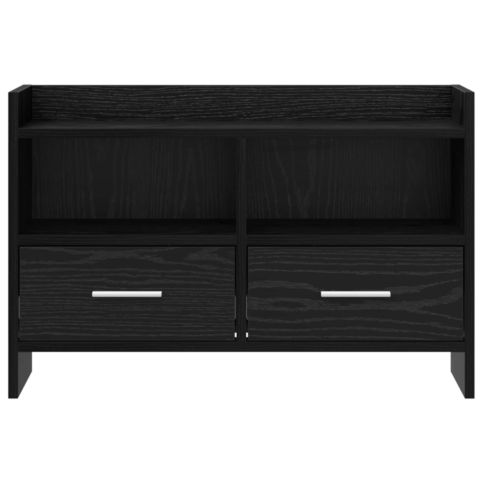 Meuble TV 71,5 x 33 x 47 cm Chêne noir Bois d'ingénierie