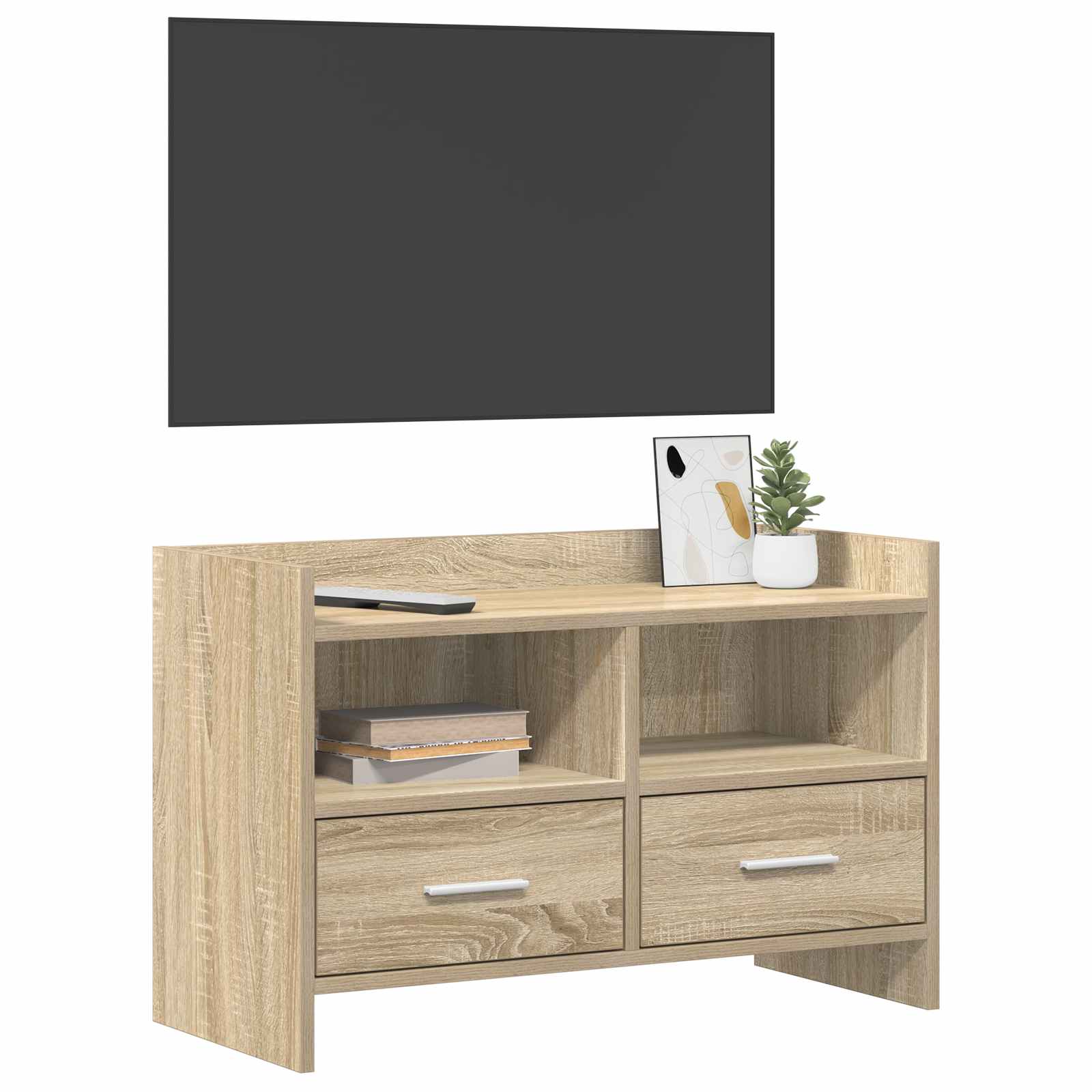 Meuble TV 71,5 x 33 x 47 cm Chêne Sonoma Bois d'ingénierie