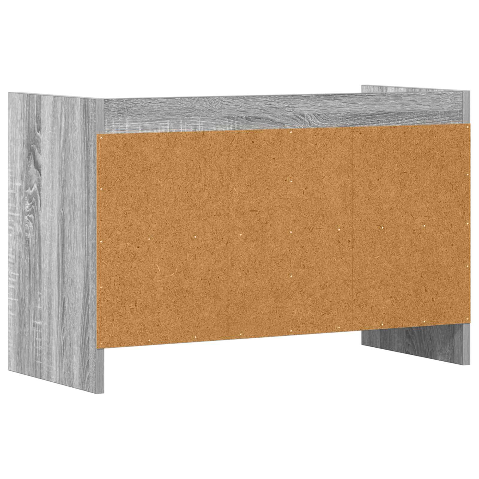 Meuble TV 71,5 x 33 x 47 cm Sonoma gris Bois d'ingénierie - XIOS