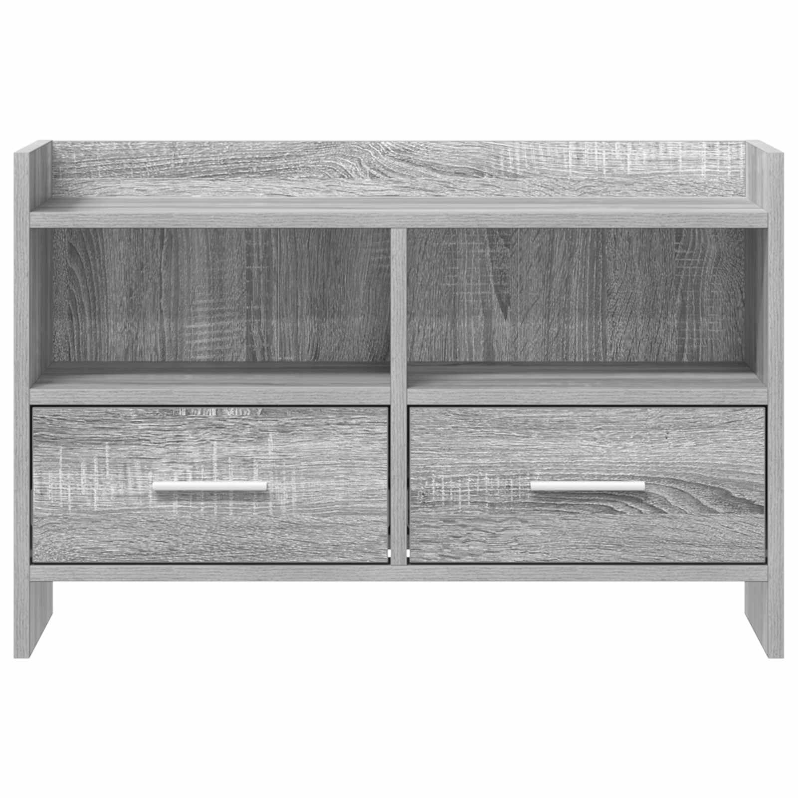 Meuble TV 71,5 x 33 x 47 cm Sonoma gris Bois d'ingénierie - XIOS