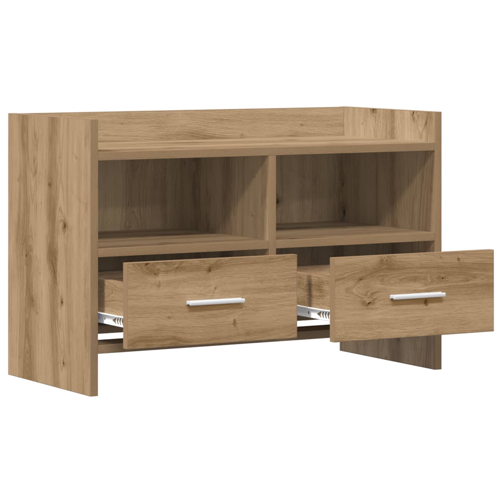 Meuble TV 71,5 x 33 x 47 cm Chêne artisanal Bois d'ingénierie - XIOS