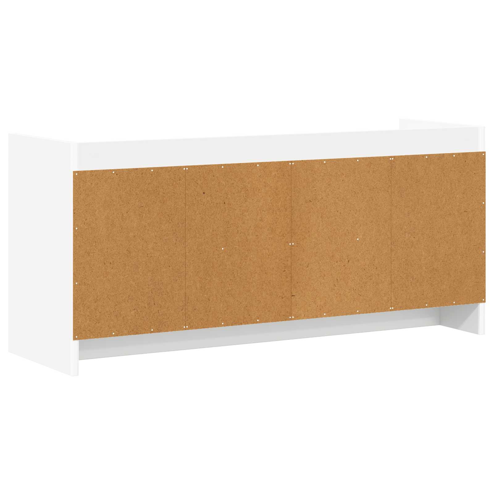 Meuble TV 102 x 33 x 47 cm Blanc Bois d'ingénierie
