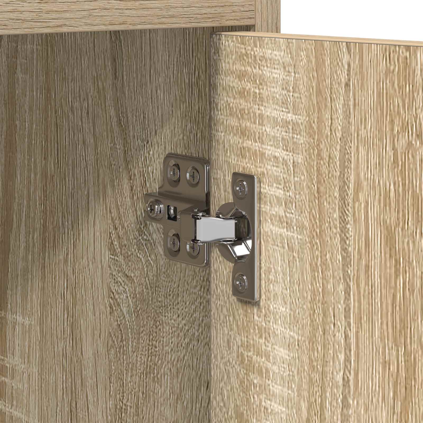 Meuble TV 102 x 33 x 47 cm Chêne Sonoma Bois d'ingénierie