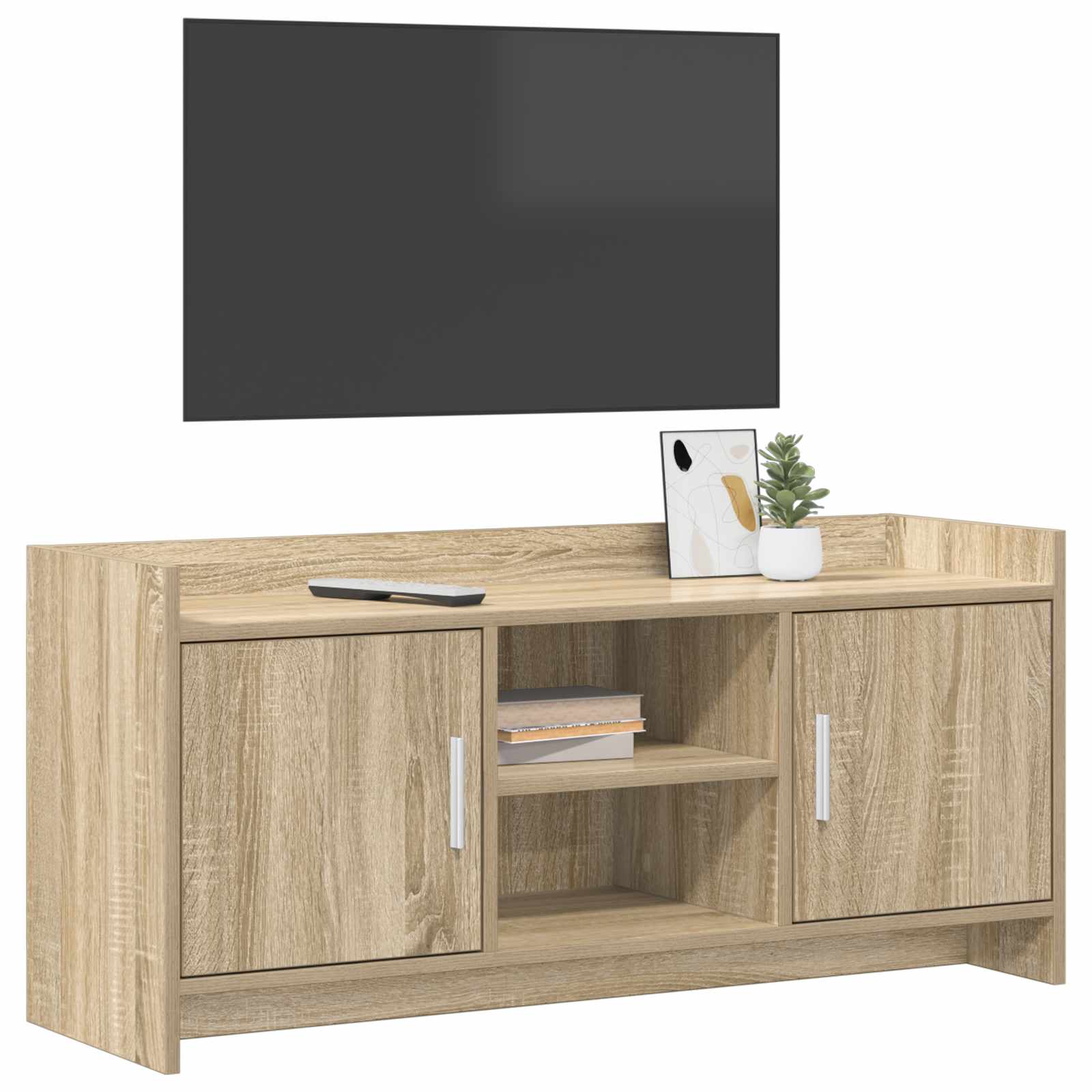 Meuble TV 102 x 33 x 47 cm Chêne Sonoma Bois d'ingénierie