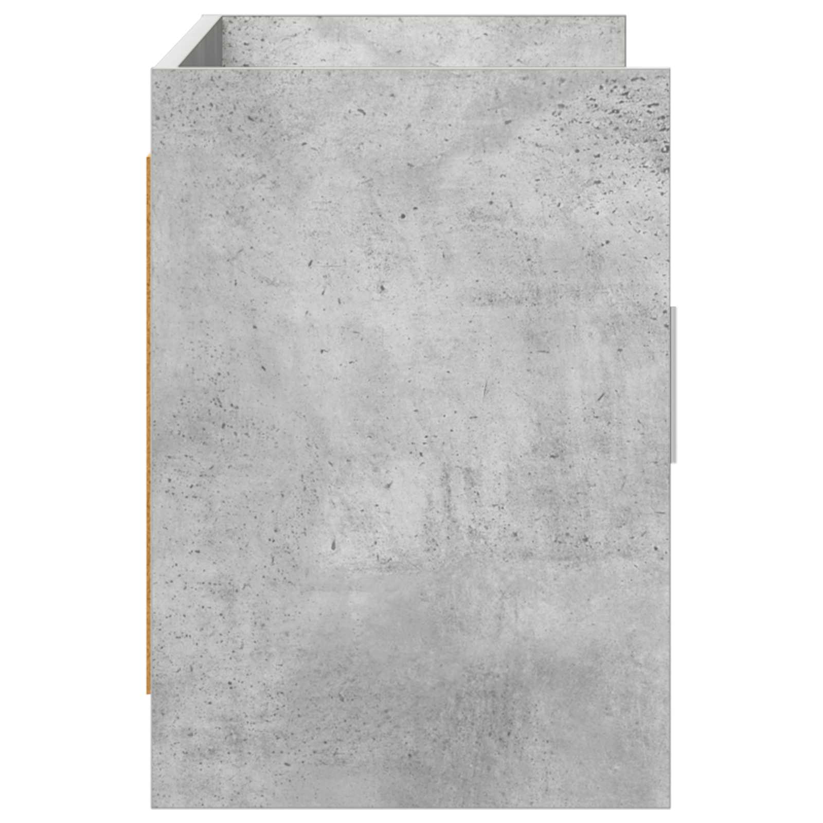 Meuble TV 102 x 33 x 47 cm Gris béton Bois d'ingénierie