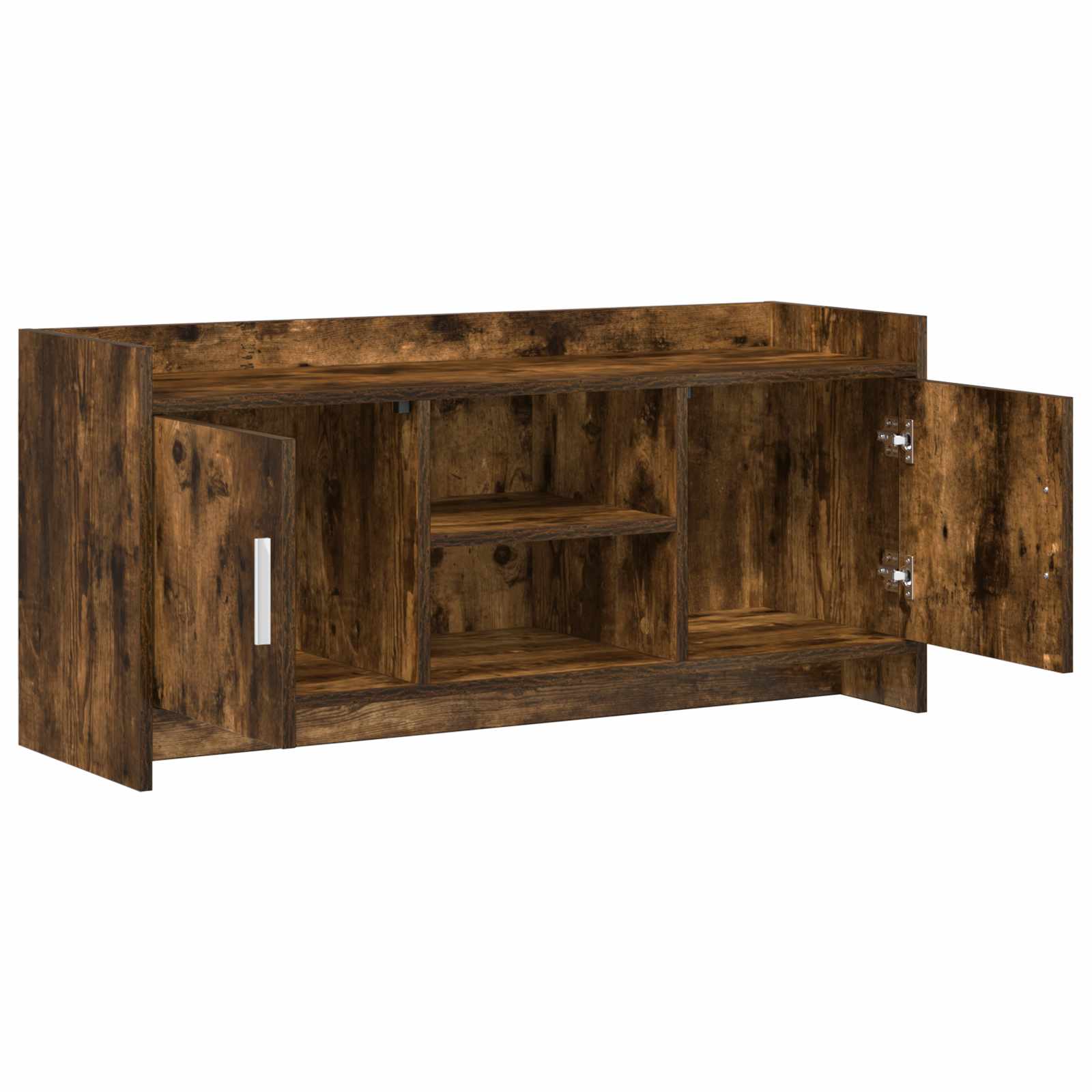 Meuble TV 102 x 33 x 47 cm Chêne fumé Bois d'ingénierie