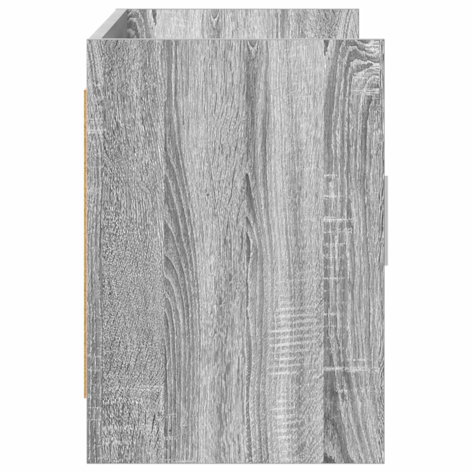 Meuble TV 102 x 33 x 47 cm Sonoma gris Bois d'ingénierie