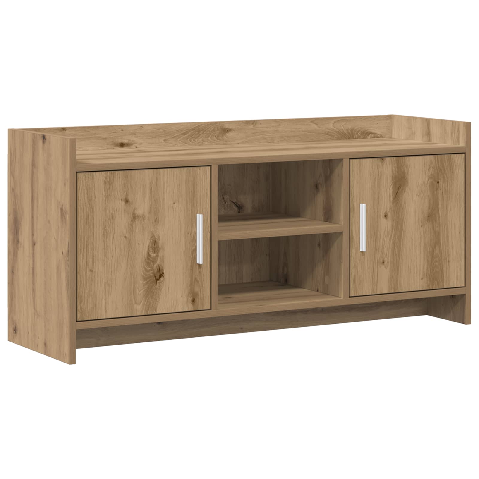 Meuble TV 102 x 33 x 47 cm Chêne artisanal Bois d'ingénierie