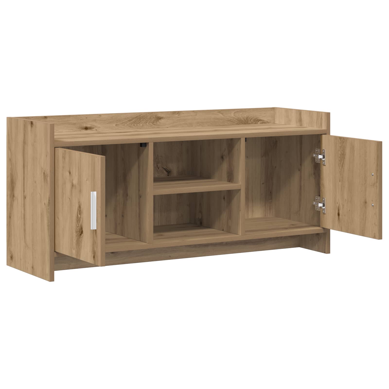Meuble TV 102 x 33 x 47 cm Chêne artisanal Bois d'ingénierie