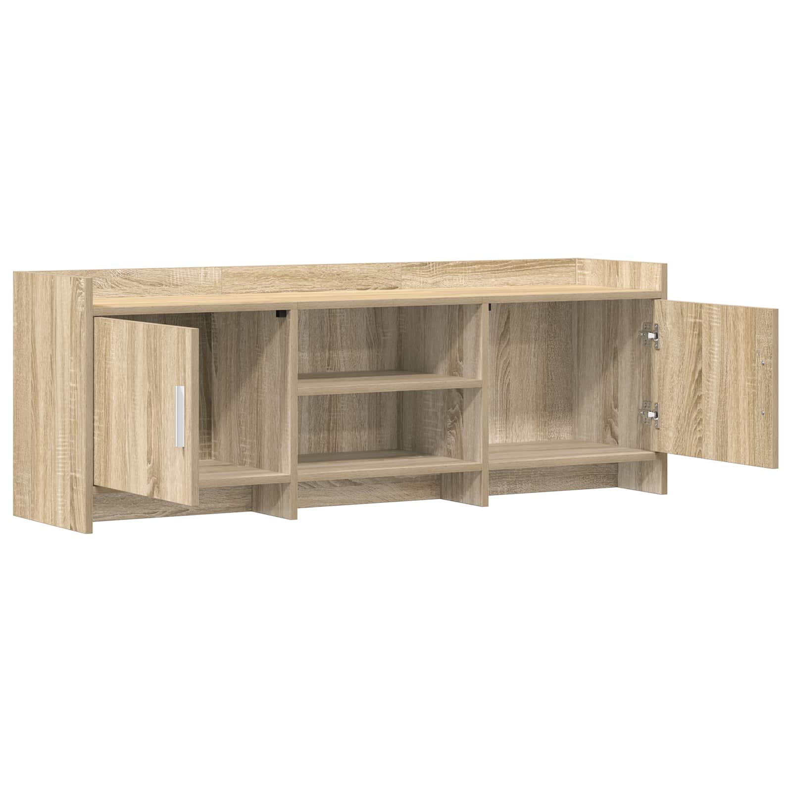 Meuble TV 130 x 33 x 47 cm Chêne Sonoma Bois d'ingénierie