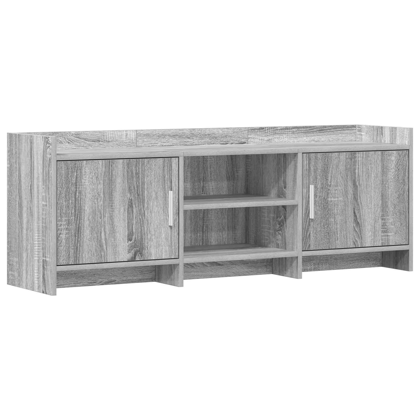 Meuble TV 130 x 33 x 47 cm Sonoma gris Bois d'ingénierie