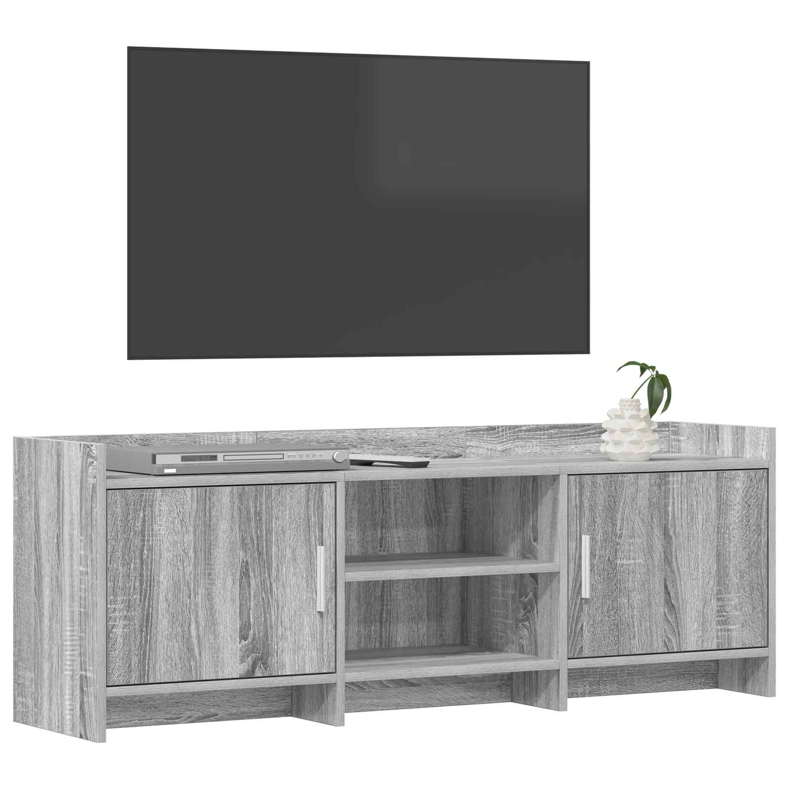Meuble TV 130 x 33 x 47 cm Sonoma gris Bois d'ingénierie