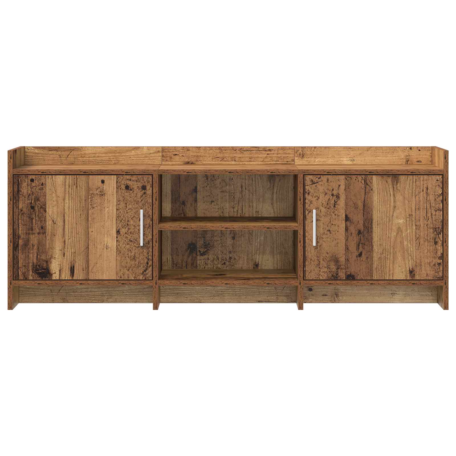 Meuble TV 130 x 33 x 47 cm Bois ancien Bois d'ingénierie