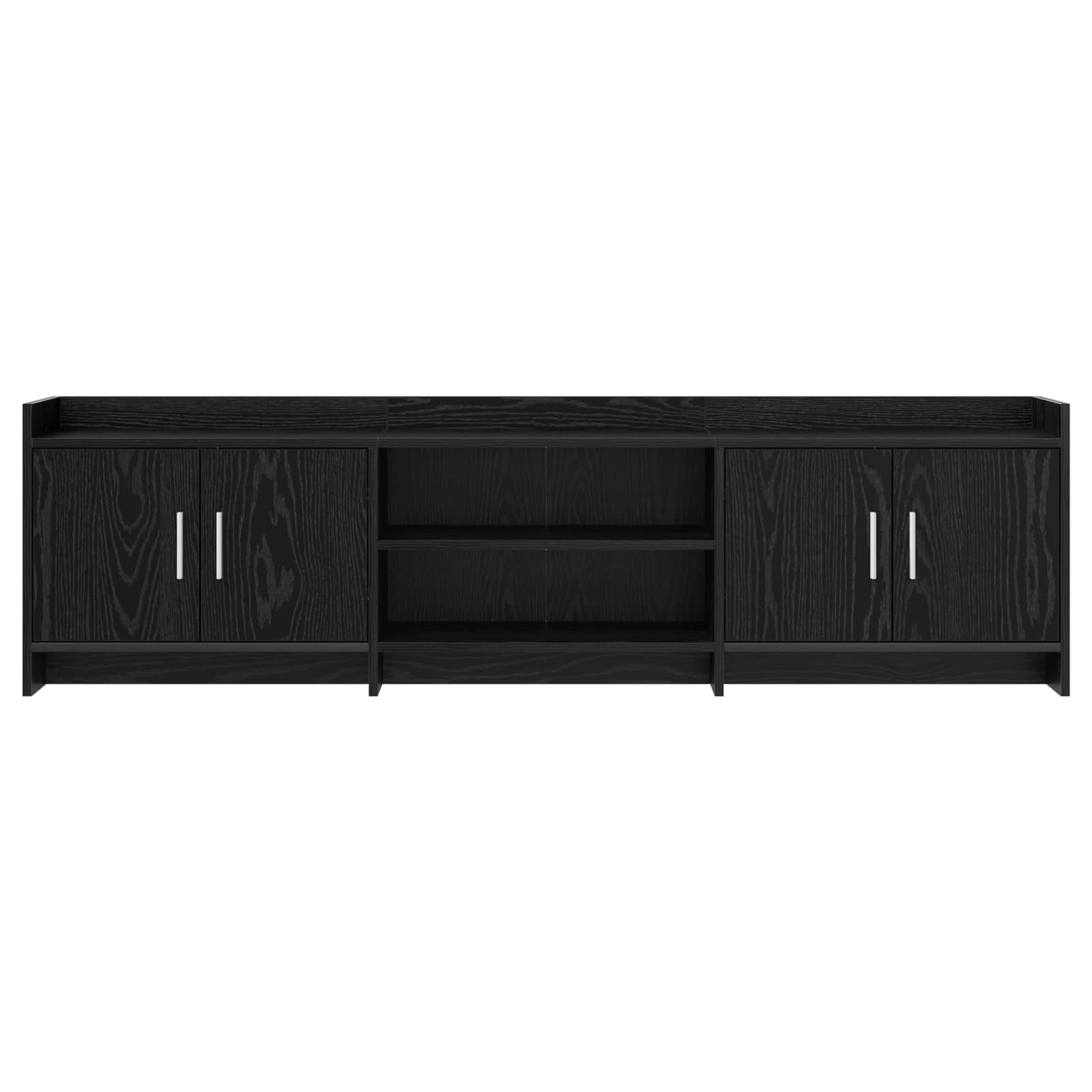 Meuble TV 168 x 33 x 47 cm Chêne noir Bois d'ingénierie