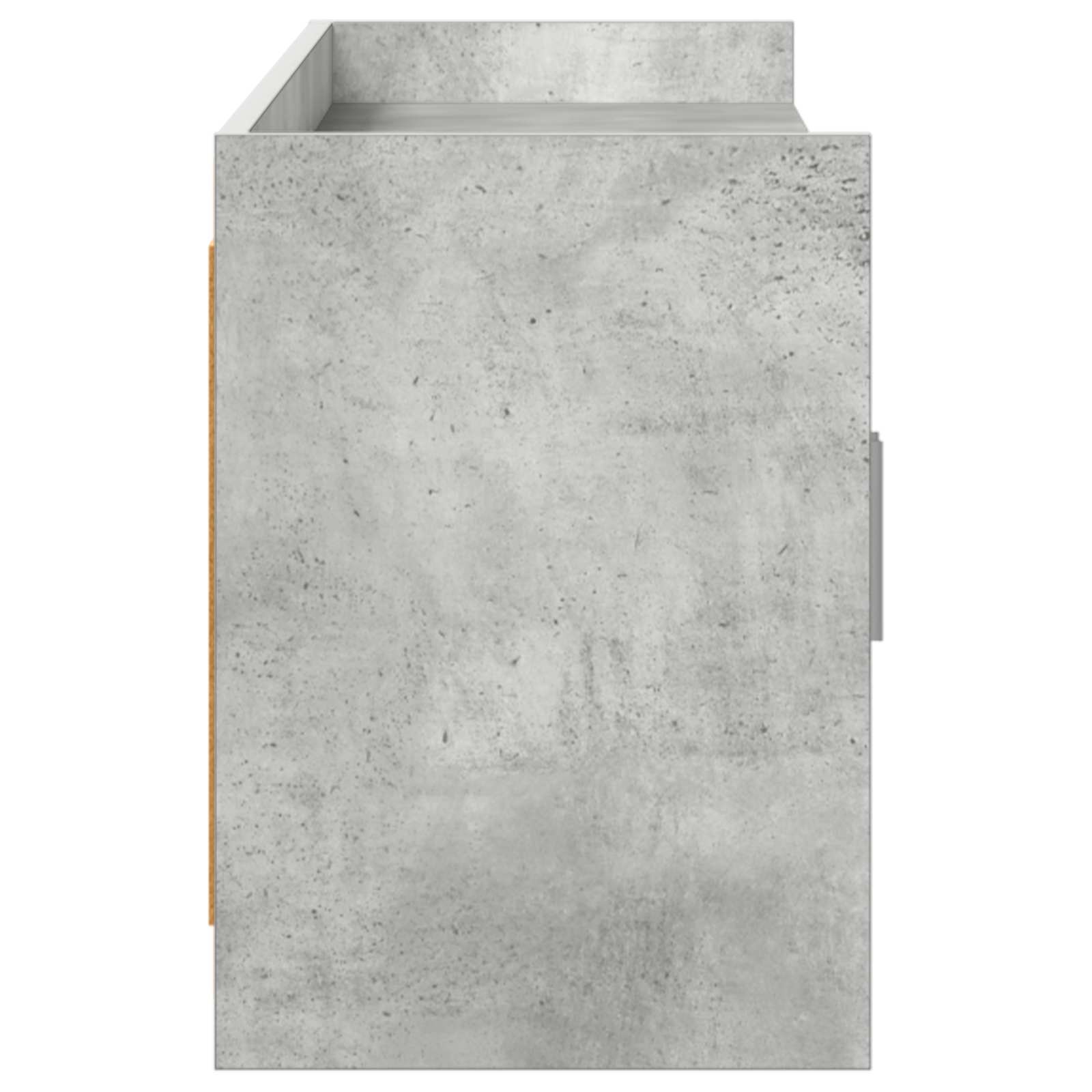 Meuble TV 168 x 33 x 47 cm Gris béton Bois d'ingénierie