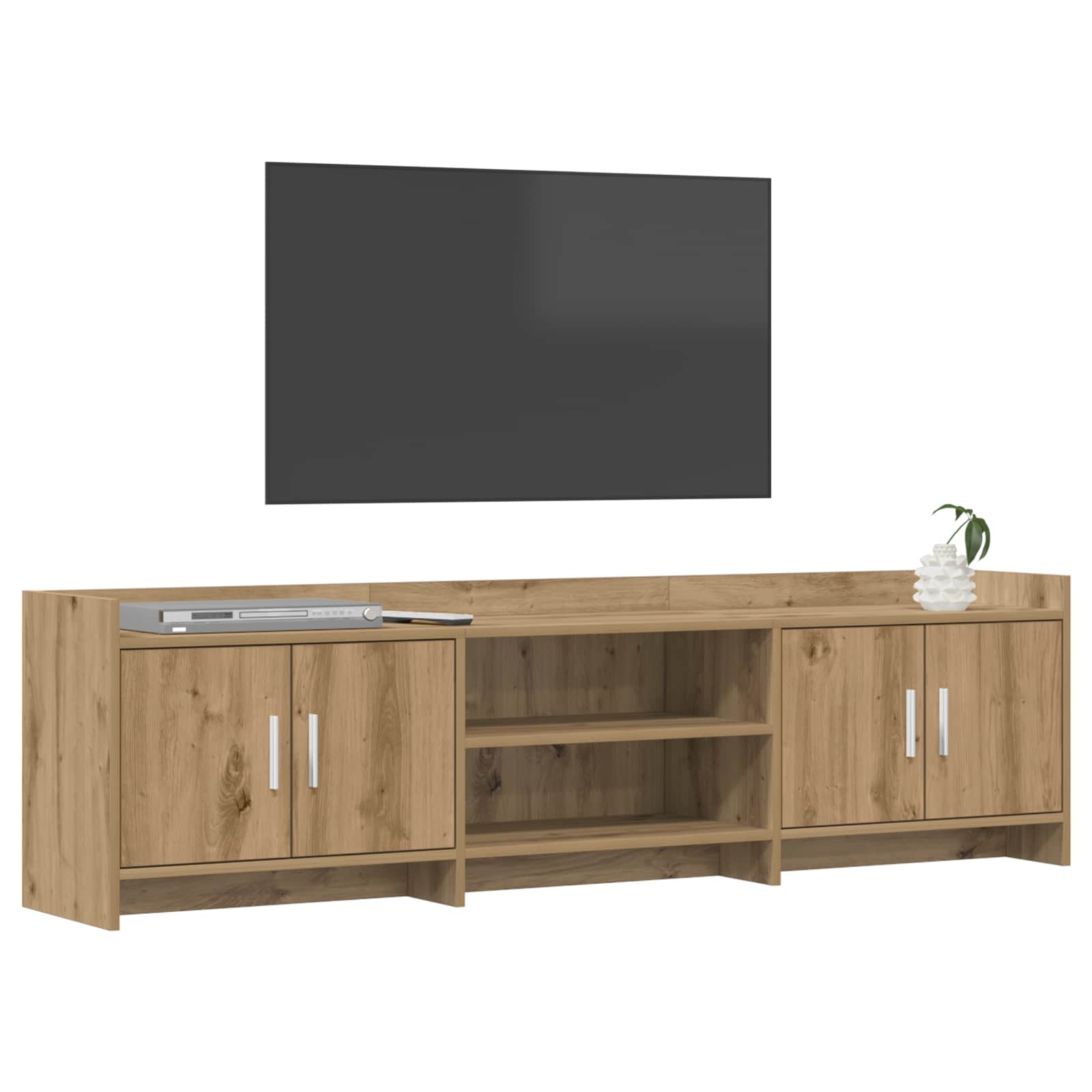 Meuble TV 168 x 33 x 47 cm Chêne artisanal Bois d'ingénierie