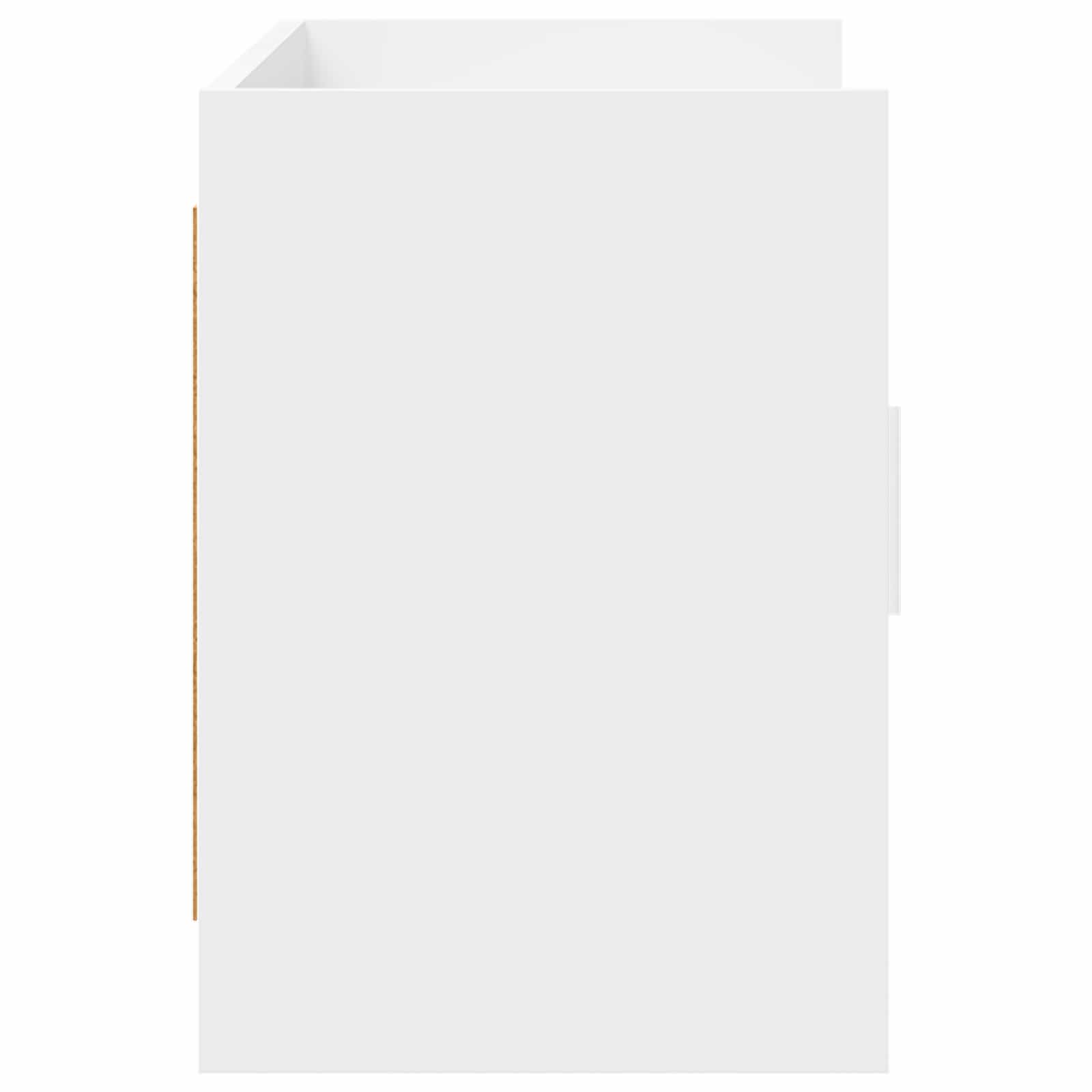 Meuble TV 102 x 33 x 47 cm Blanc Bois d'ingénierie
