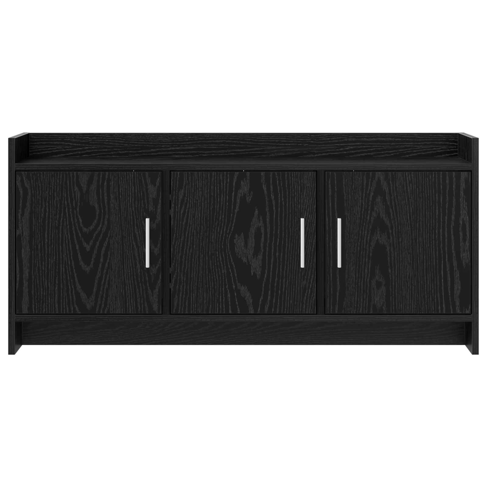 Meuble TV 102 x 33 x 47 cm Chêne noir Bois d'ingénierie