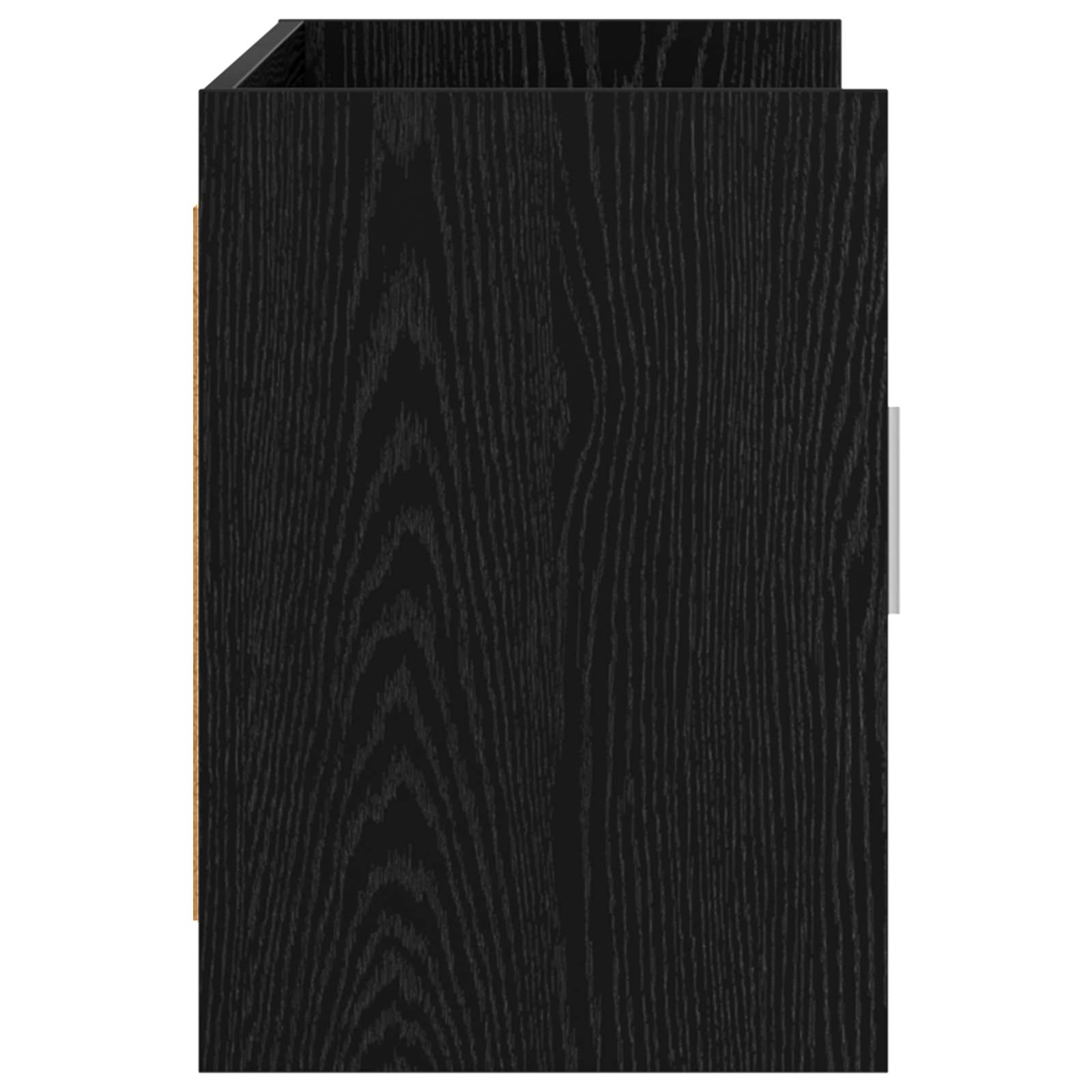 Meuble TV 102 x 33 x 47 cm Chêne noir Bois d'ingénierie