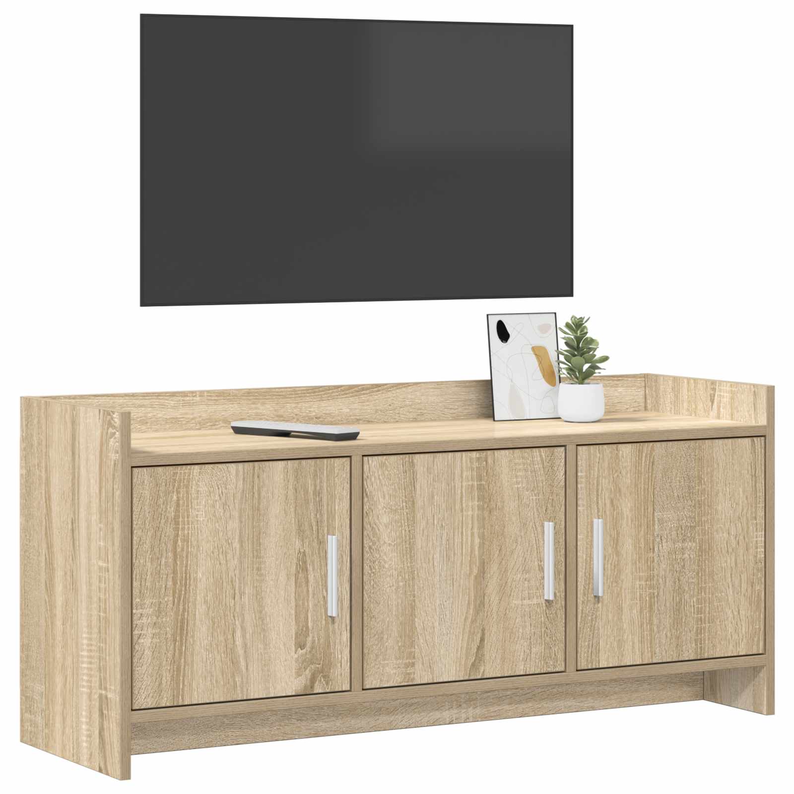 Meuble TV 102 x 33 x 47 cm Chêne Sonoma Bois d'ingénierie