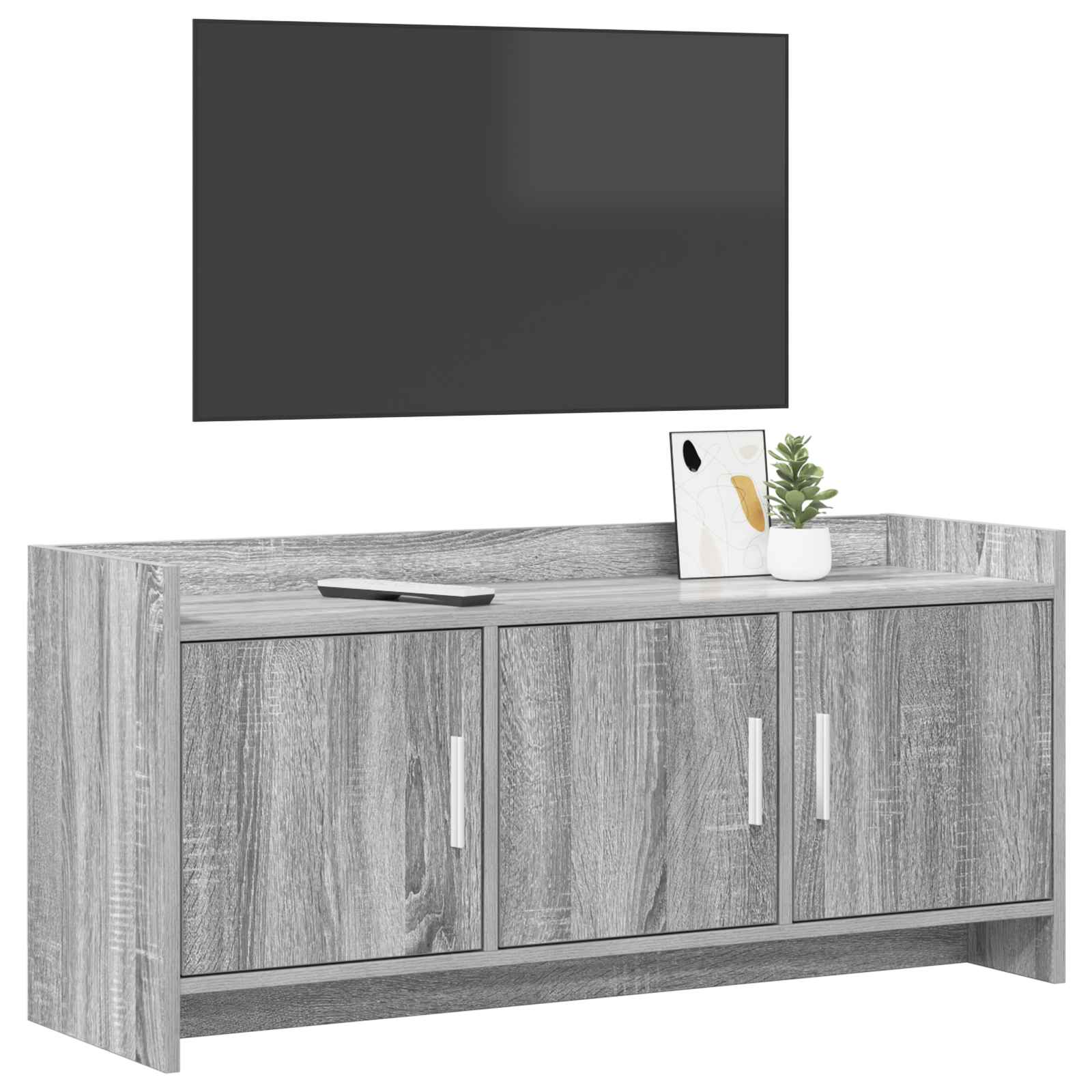 Meuble TV 102 x 33 x 47 cm Sonoma gris Bois d'ingénierie