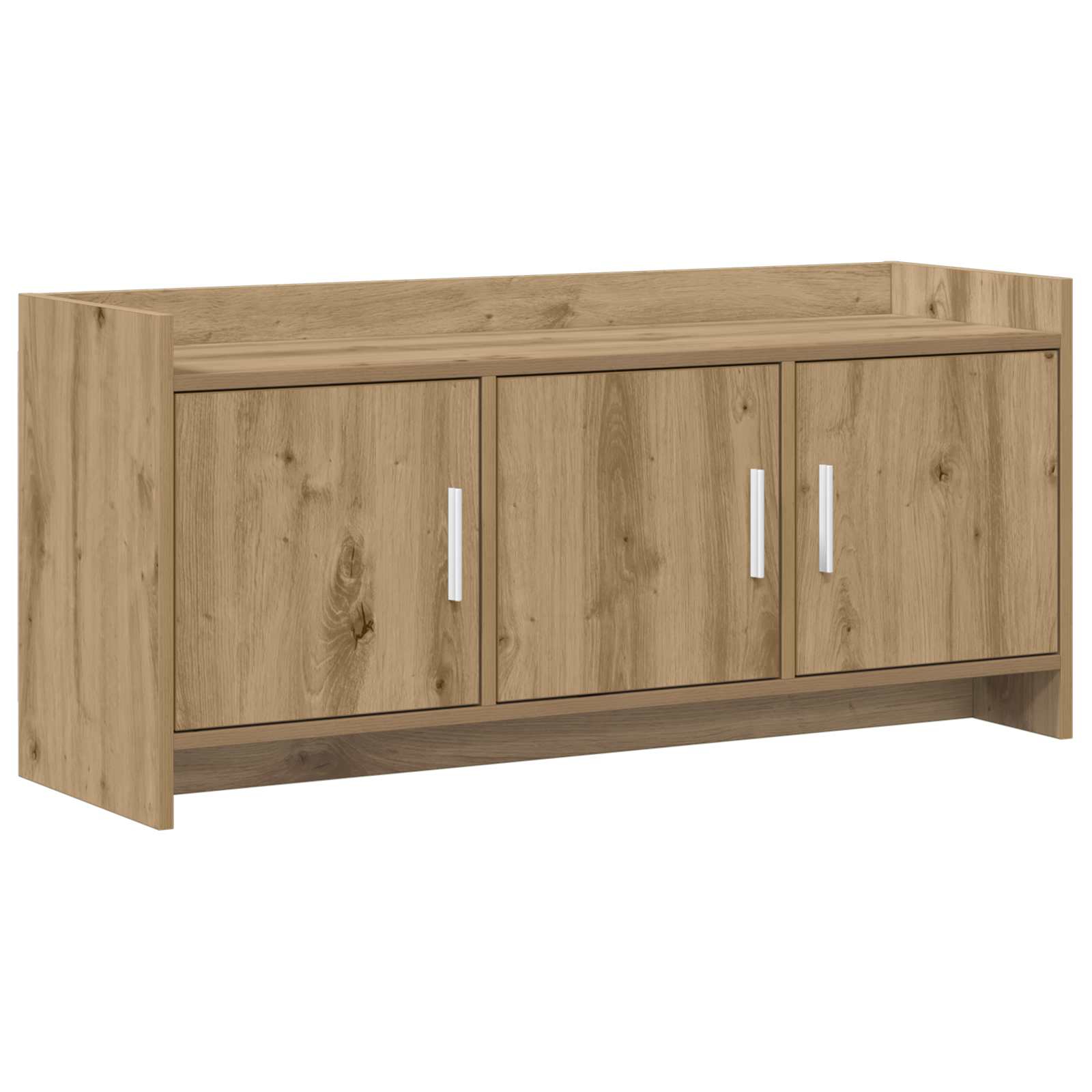 Meuble TV 102 x 33 x 47 cm Chêne artisanal Bois d'ingénierie