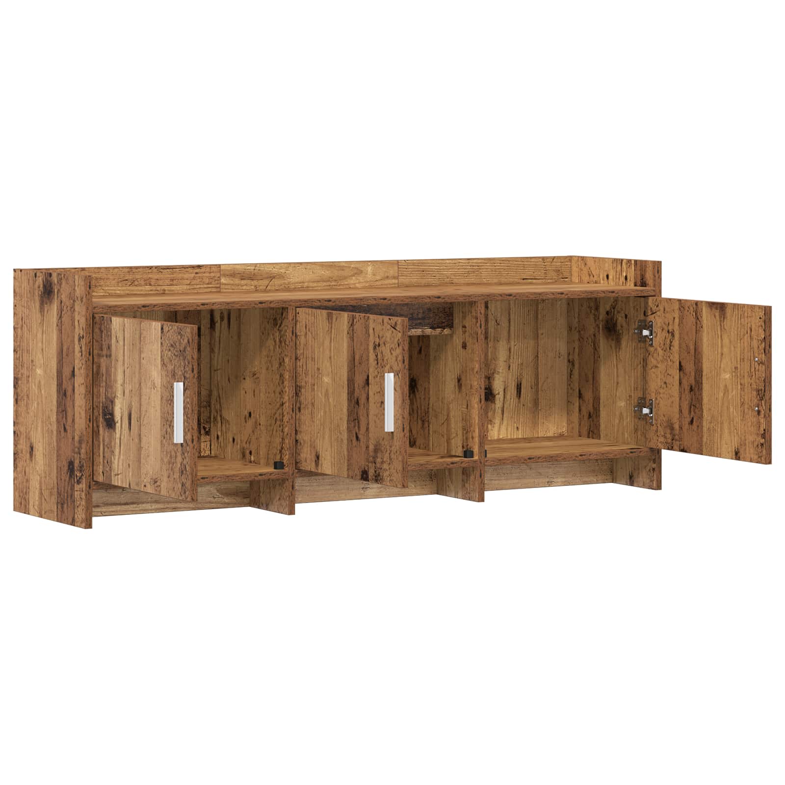 Meuble TV 130 x 33 x 47 cm Bois ancien Bois d'ingénierie