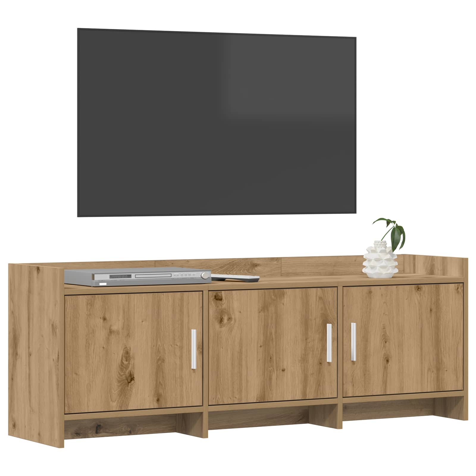 Meuble TV 130 x 33 x 47 cm Chêne artisanal Bois d'ingénierie