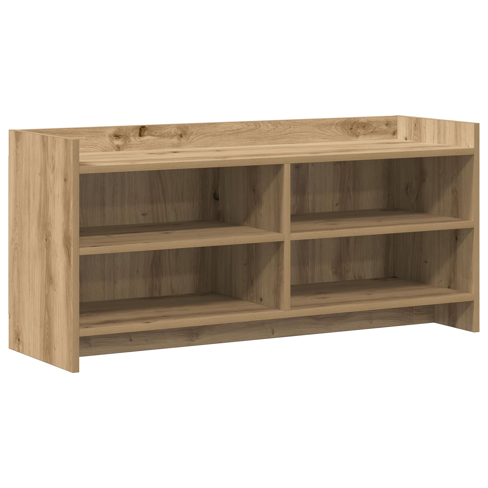 Meuble TV 100 x 33 x 47 cm Chêne artisanal Bois d'ingénierie
