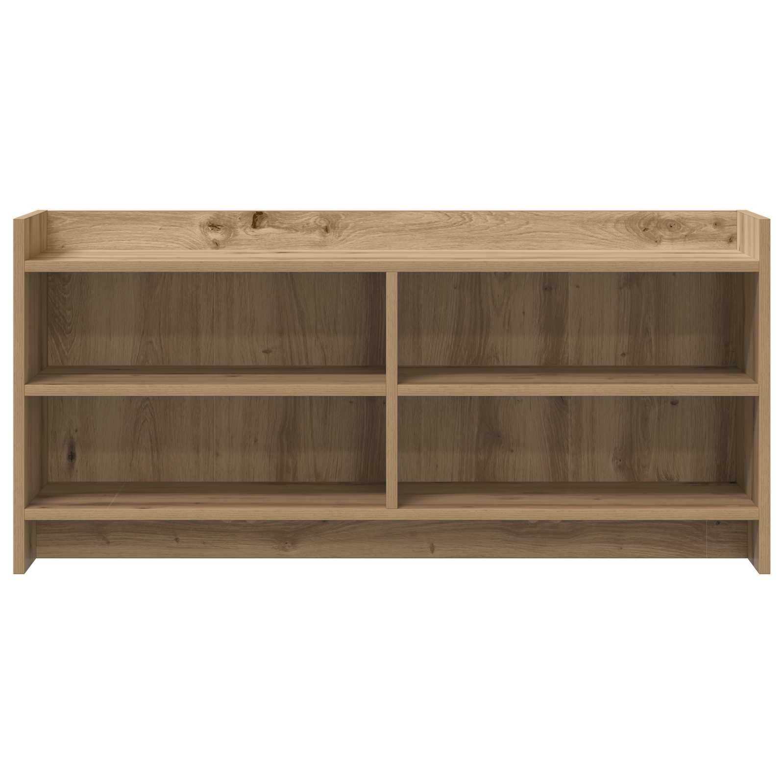 Meuble TV 100 x 33 x 47 cm Chêne artisanal Bois d'ingénierie