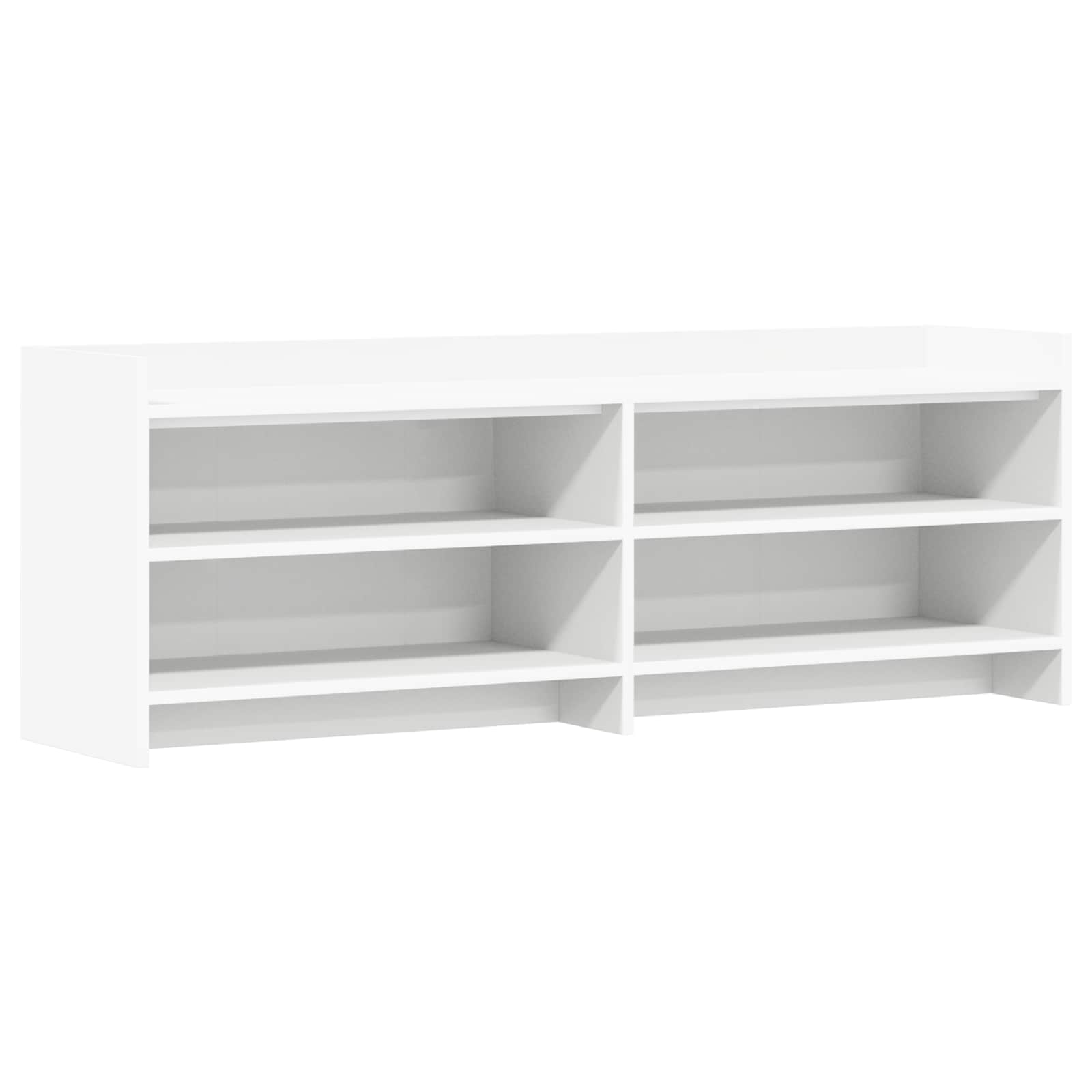 Meuble TV 135 x 33 x 47 cm Blanc Bois d'ingénierie