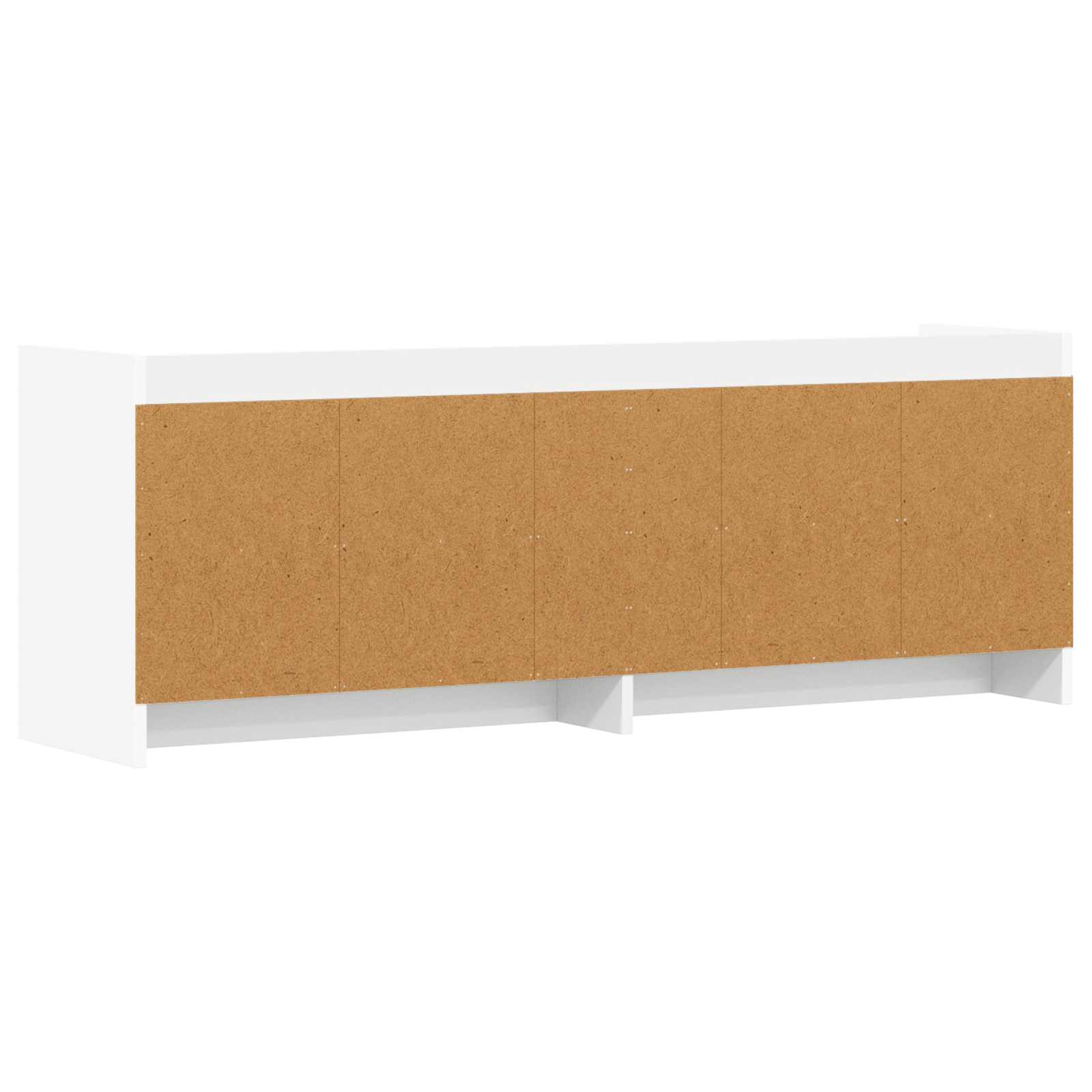 Meuble TV 135 x 33 x 47 cm Blanc Bois d'ingénierie