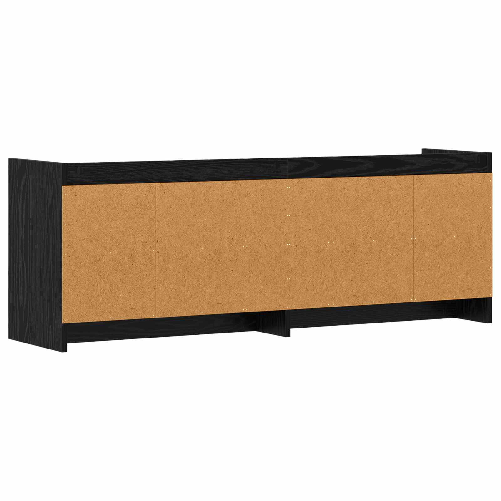 Meuble TV 135 x 33 x 47 cm Chêne noir Bois d'ingénierie