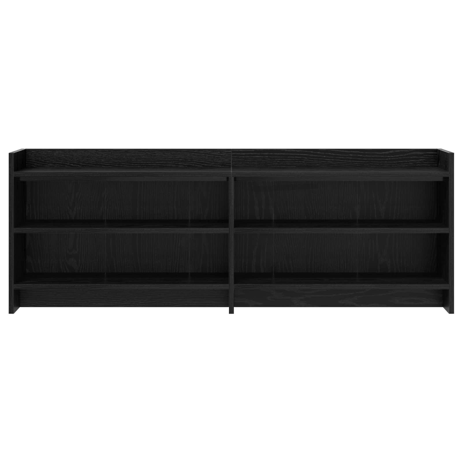 Meuble TV 135 x 33 x 47 cm Chêne noir Bois d'ingénierie