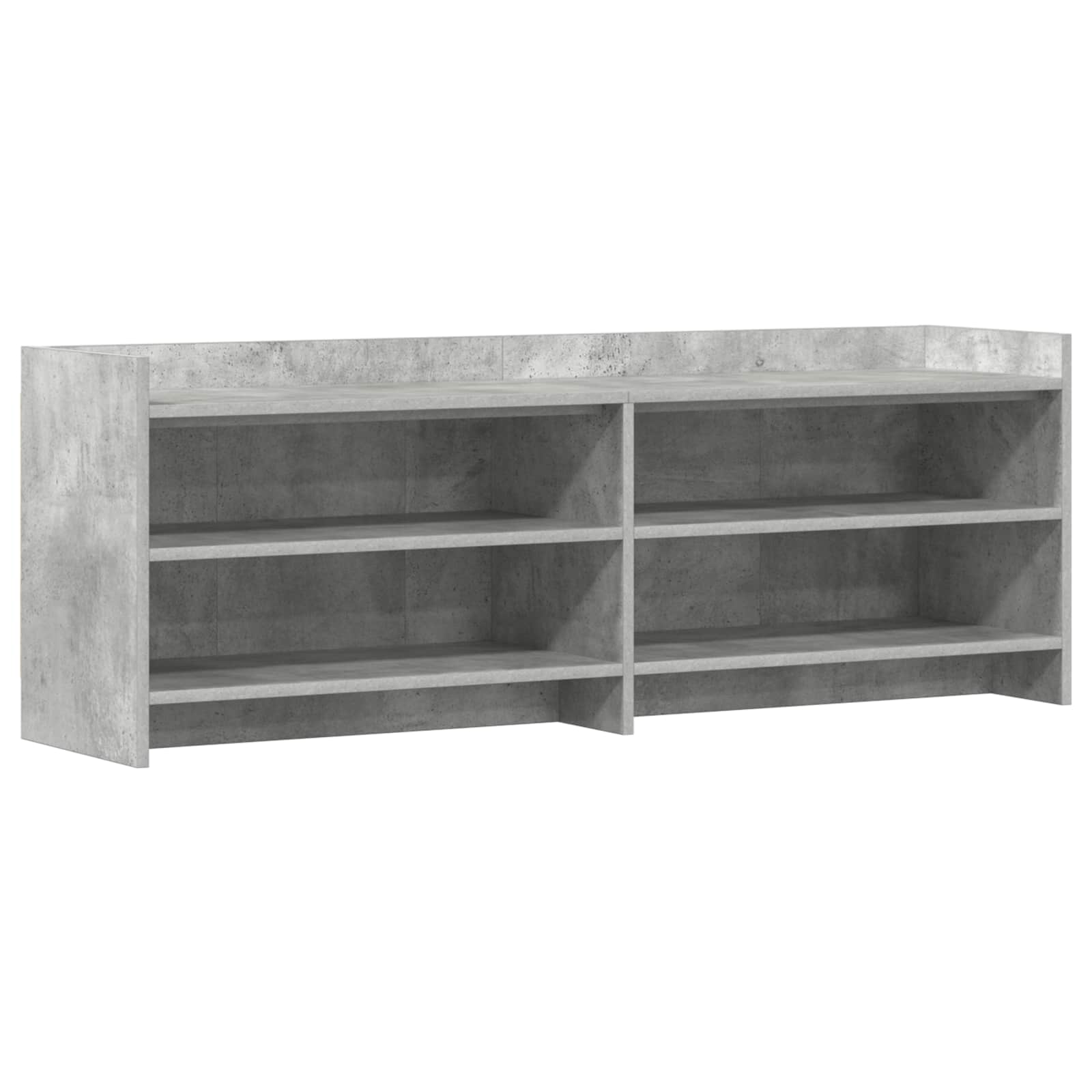 Meuble TV 135 x 33 x 47 cm Gris béton Bois d'ingénierie