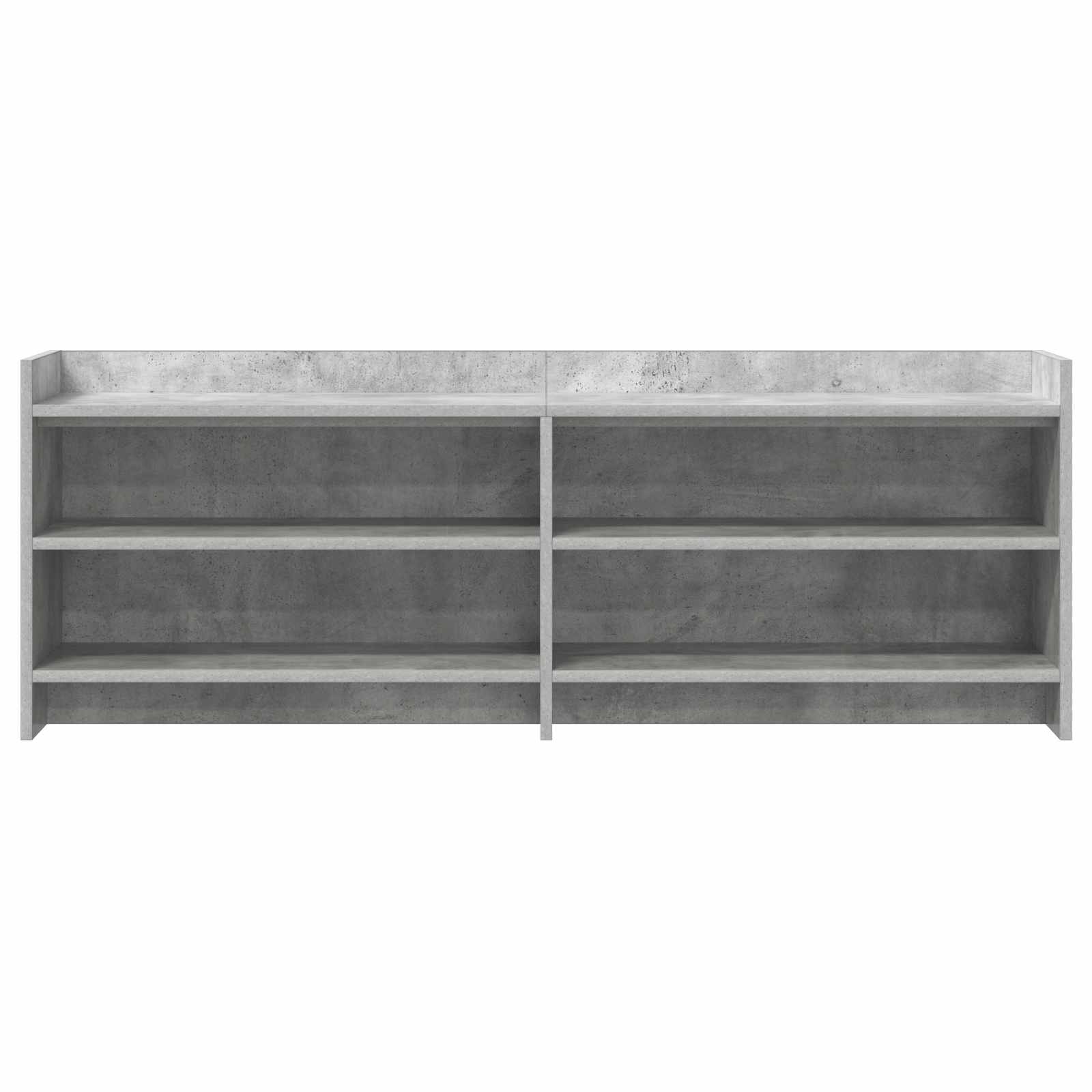 Meuble TV 135 x 33 x 47 cm Gris béton Bois d'ingénierie
