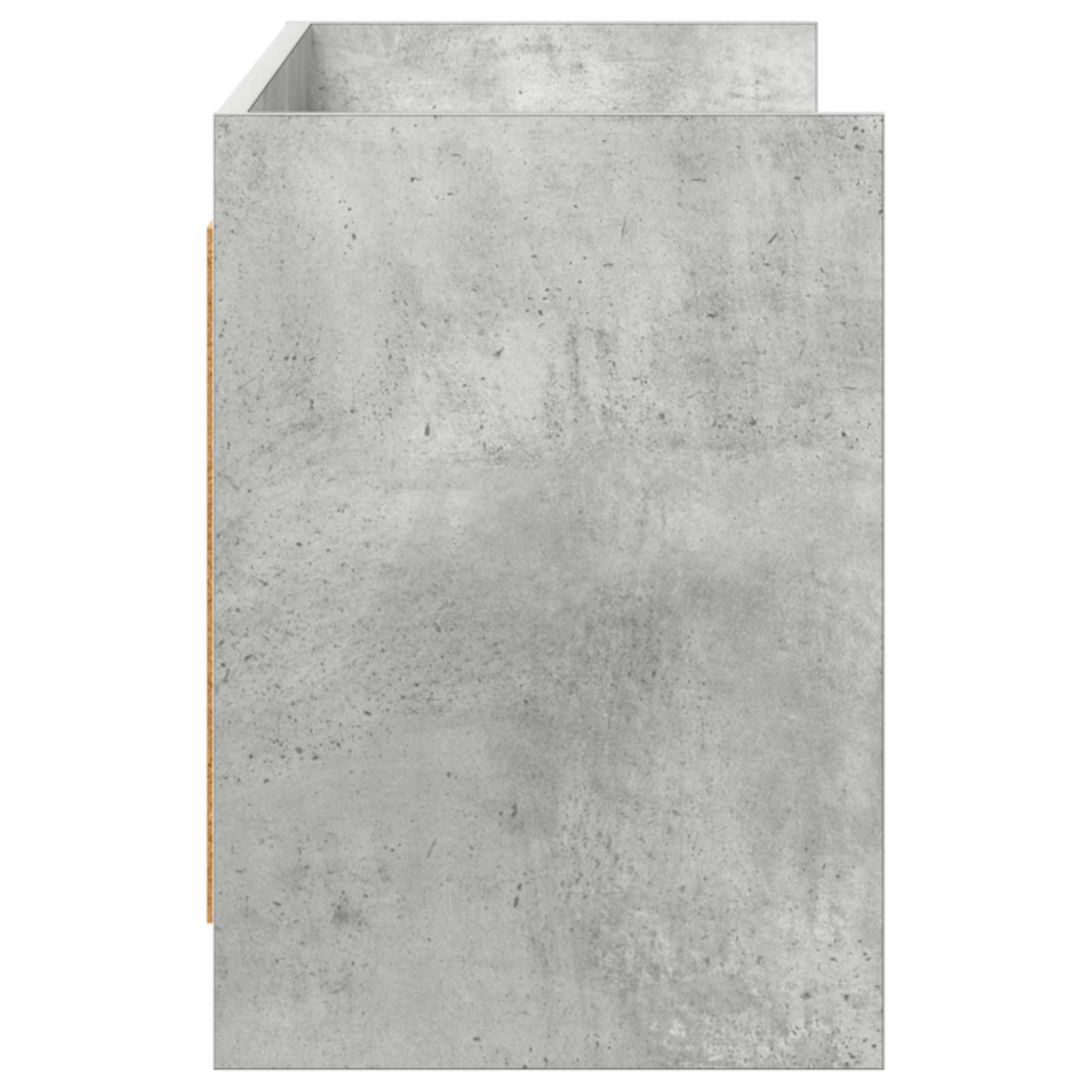 Meuble TV 135 x 33 x 47 cm Gris béton Bois d'ingénierie